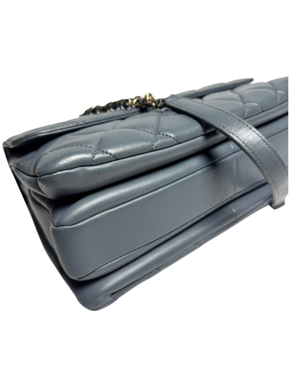 Chanel Dusty Blue Medium Trendy CC Top Handle Flap T9119