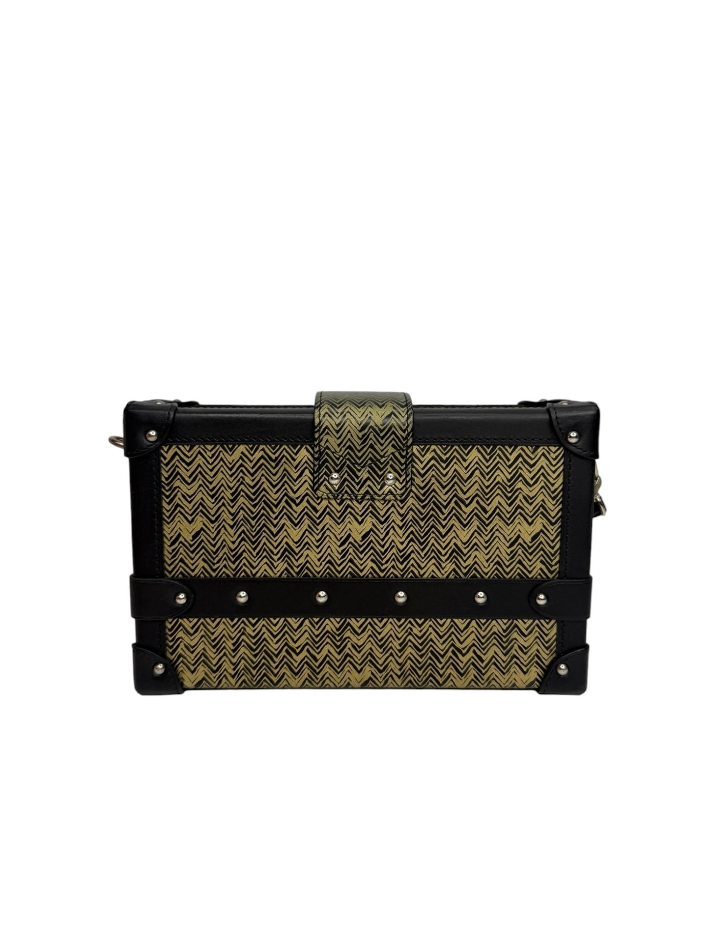 Louis Vuitton Epi Chevron Petite Malle T8693