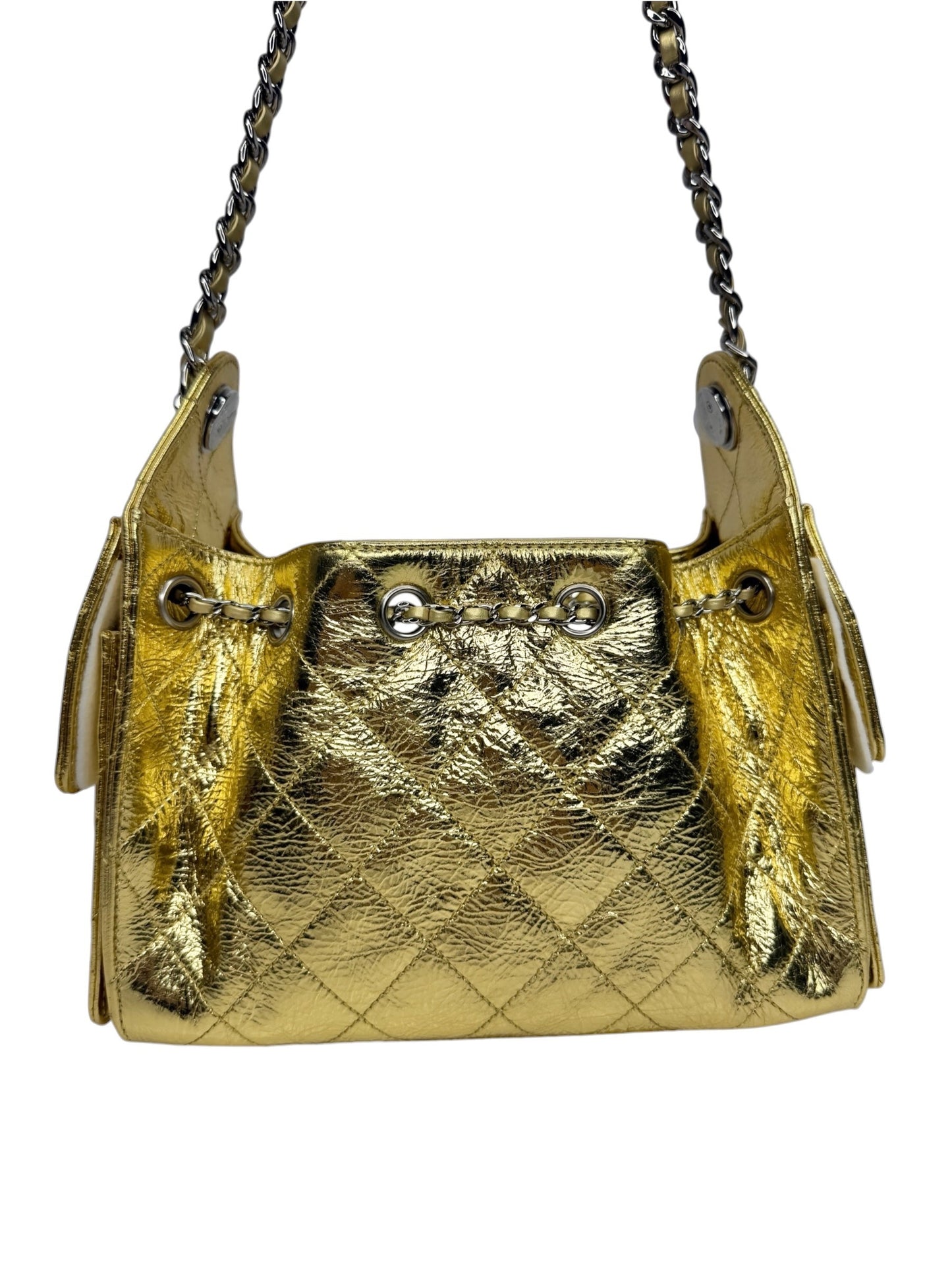Chanel 25 Mini Gold SHW T8723