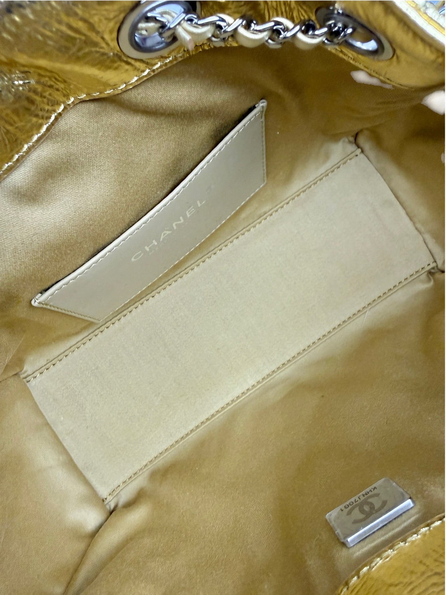 Chanel 25 Mini Gold SHW T8723