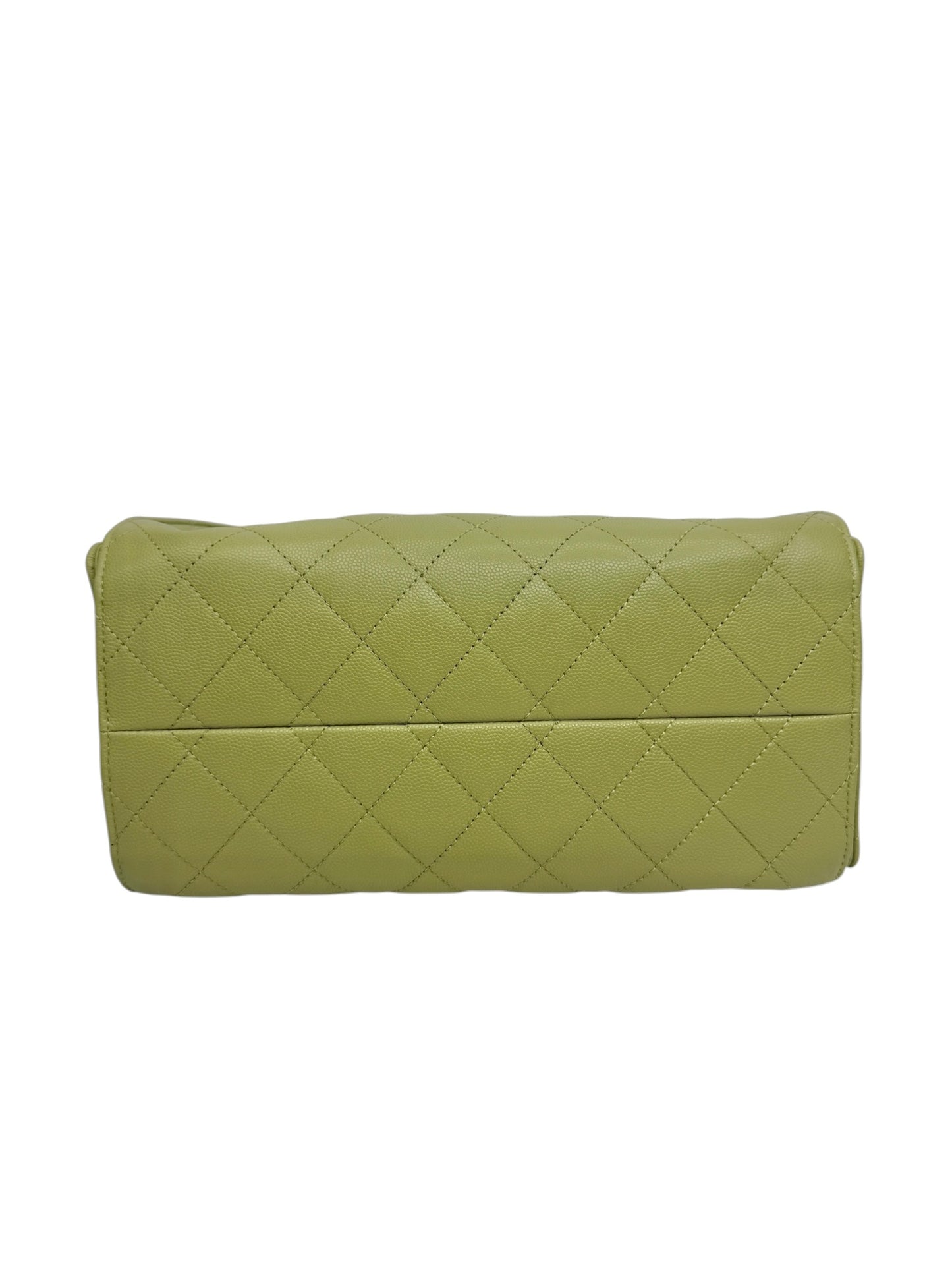 Chanel 25 Green Caviar Small T8724