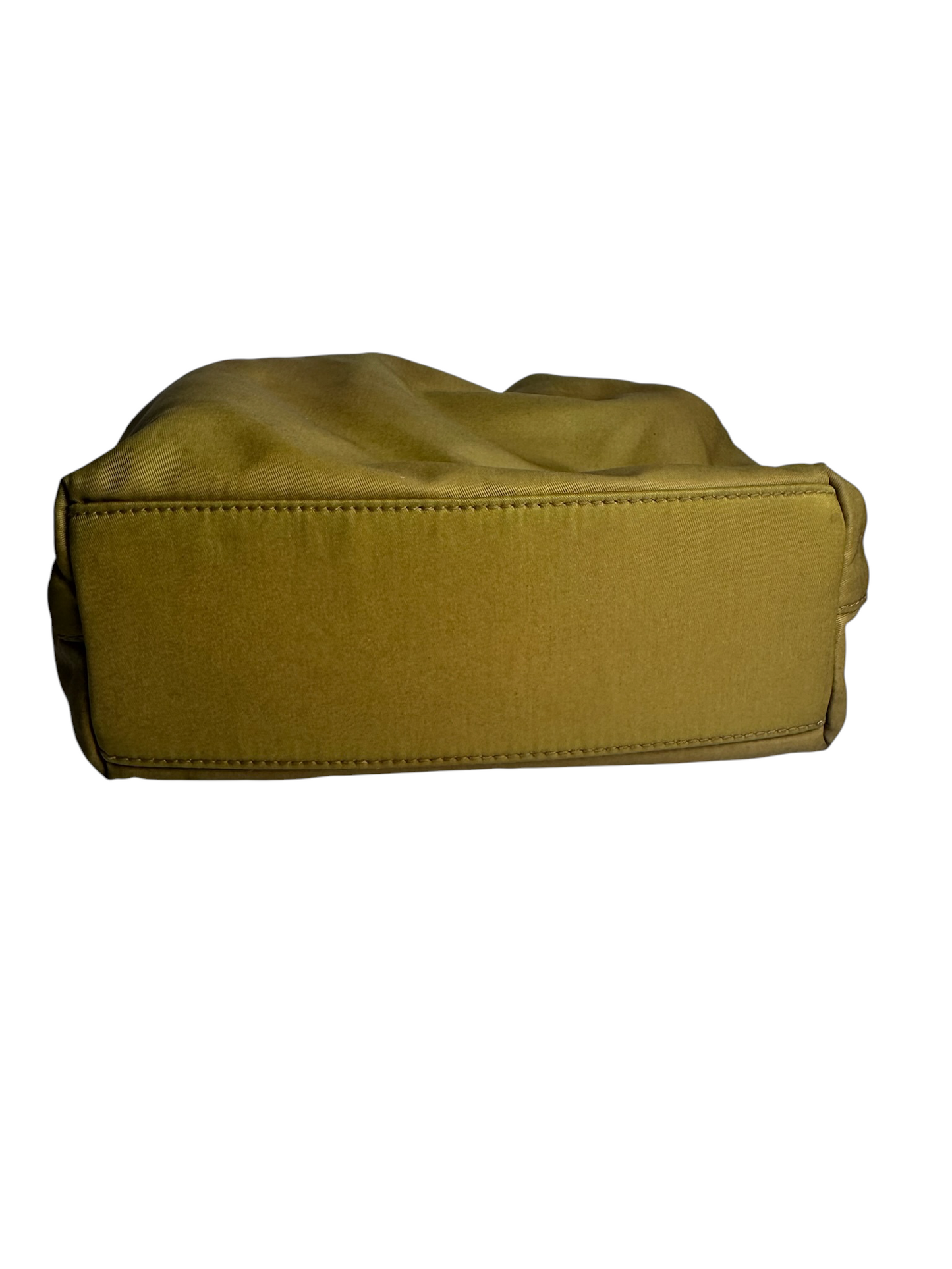 Christian Dior Malice Green Nylon Hand Bag T8394