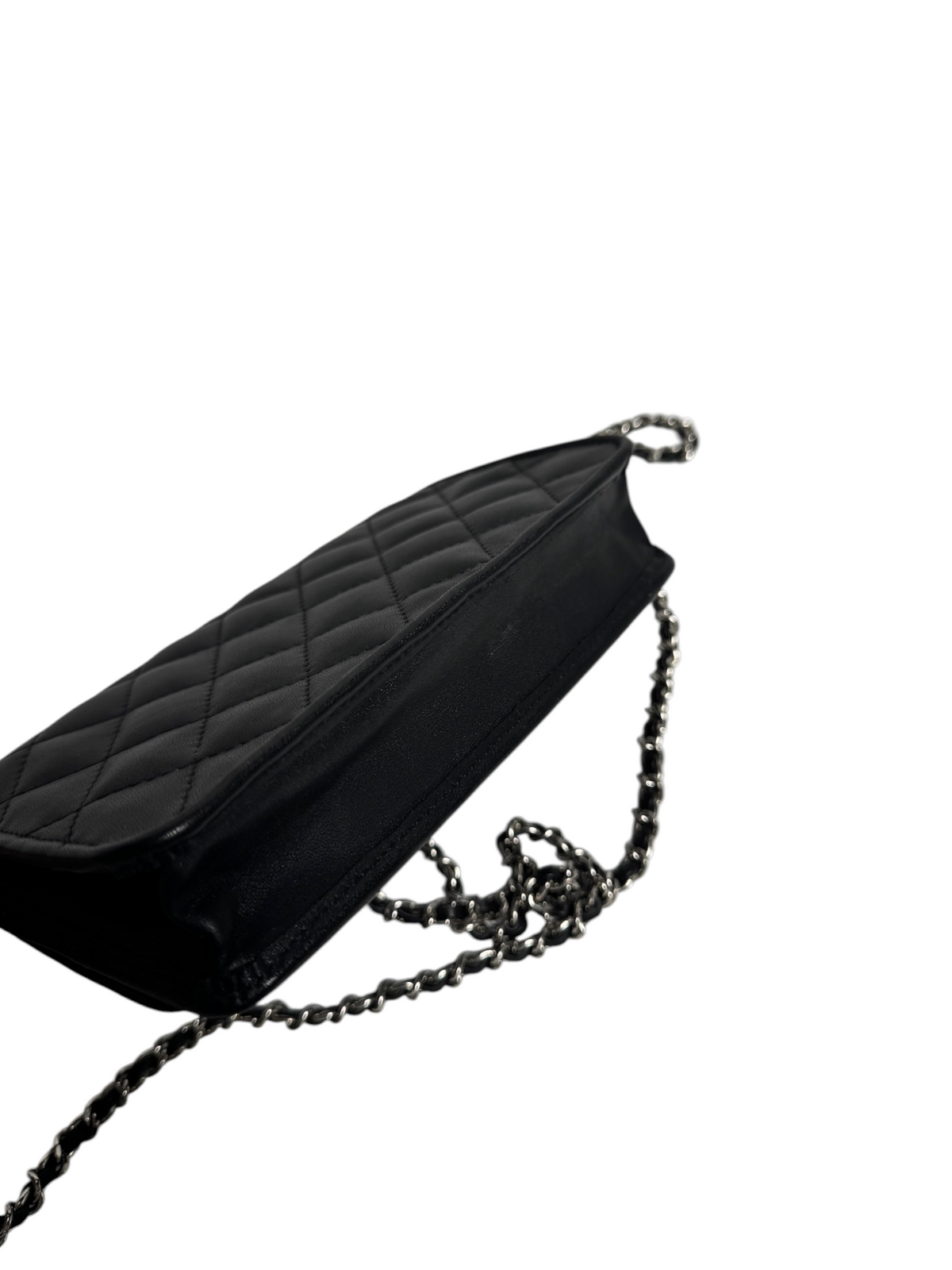 Chanel Cambon Black Wallet On Chain T9129