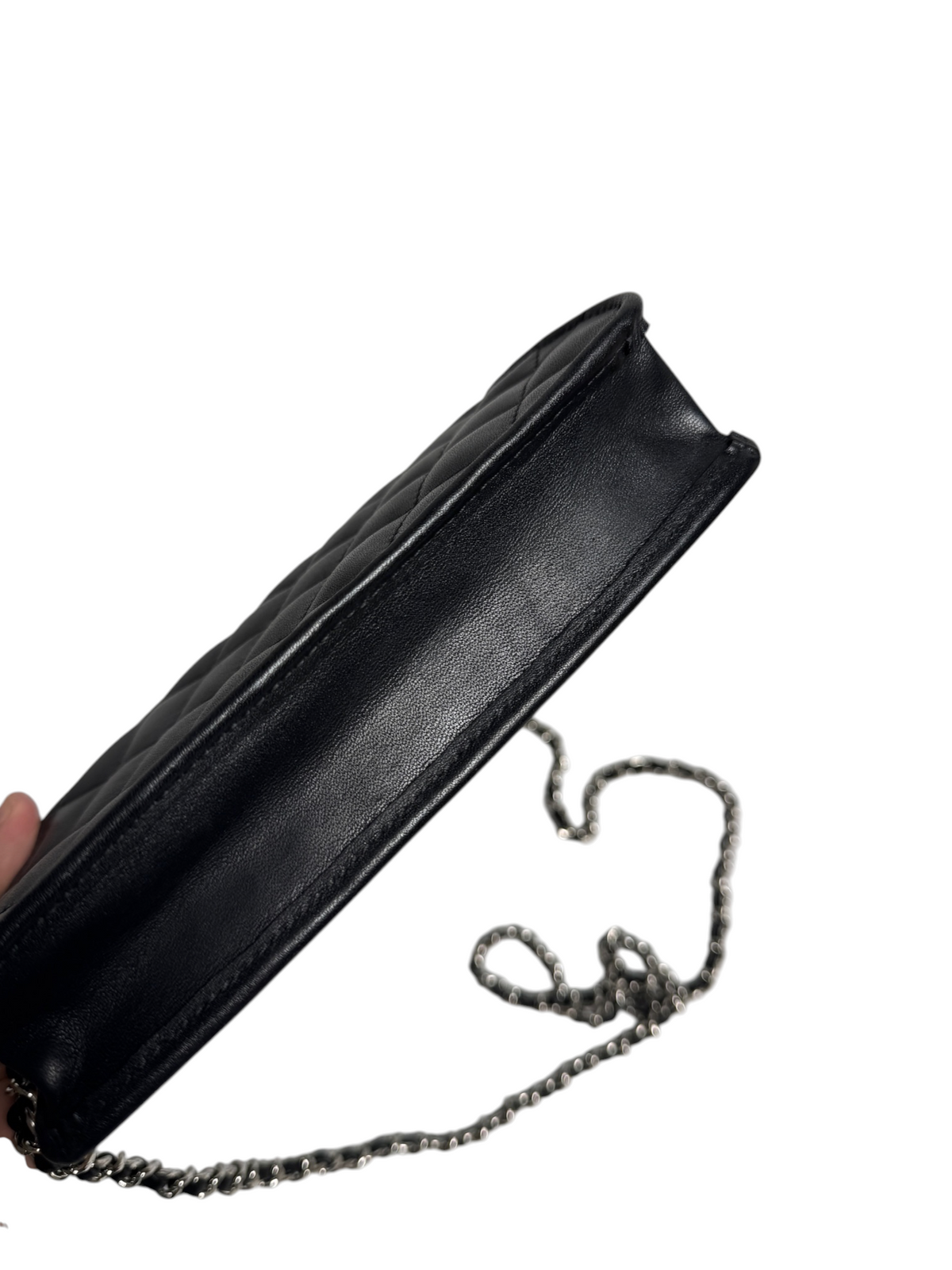Chanel Cambon Black Wallet On Chain T9129