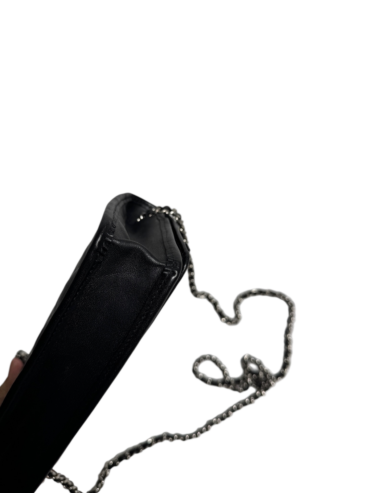 Chanel Cambon Black Wallet On Chain T9129