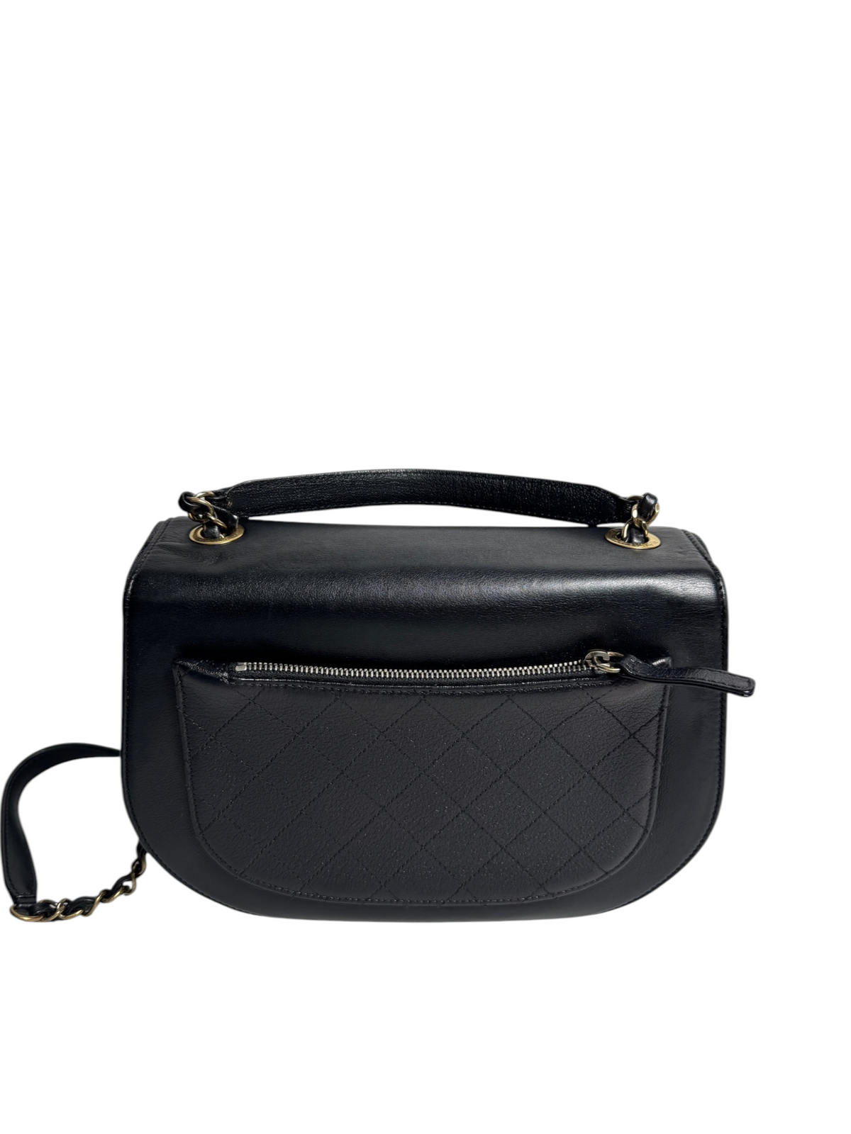 Chanel Black Coco Curve Flap Medium T9132