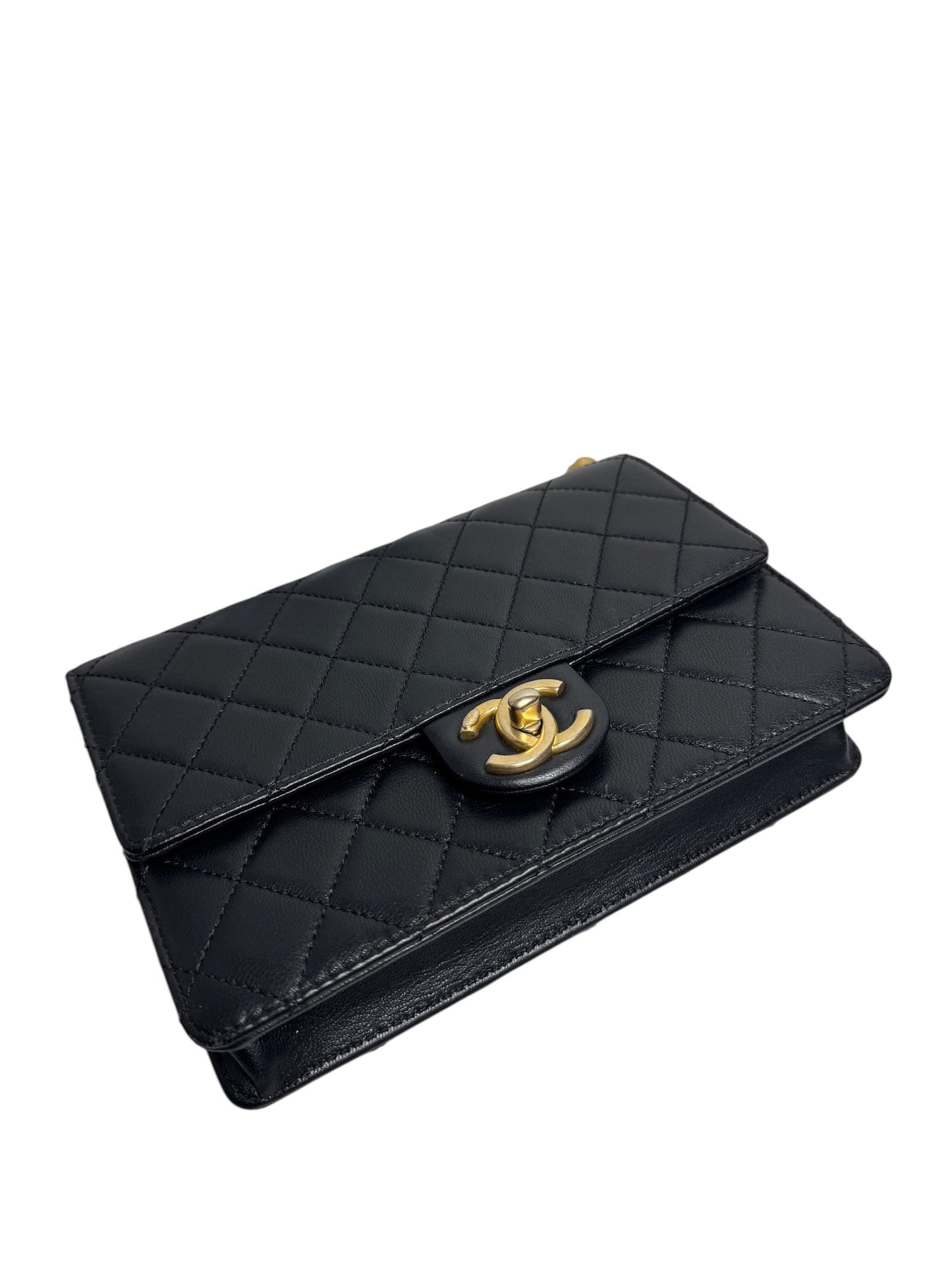 Chanel Quilted Pearl Top Flap