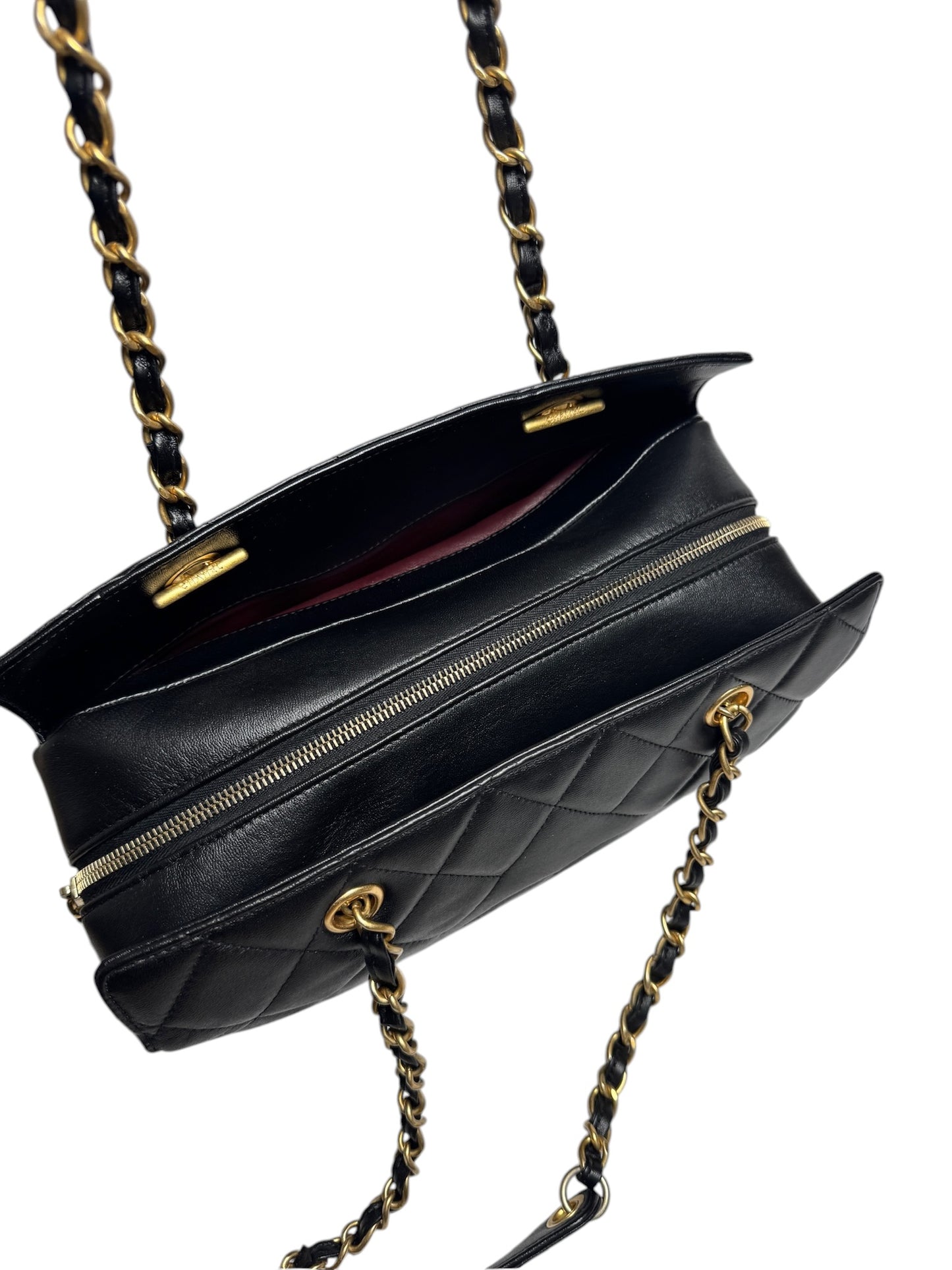 Chanel Black Diamond CC Quilted Tote