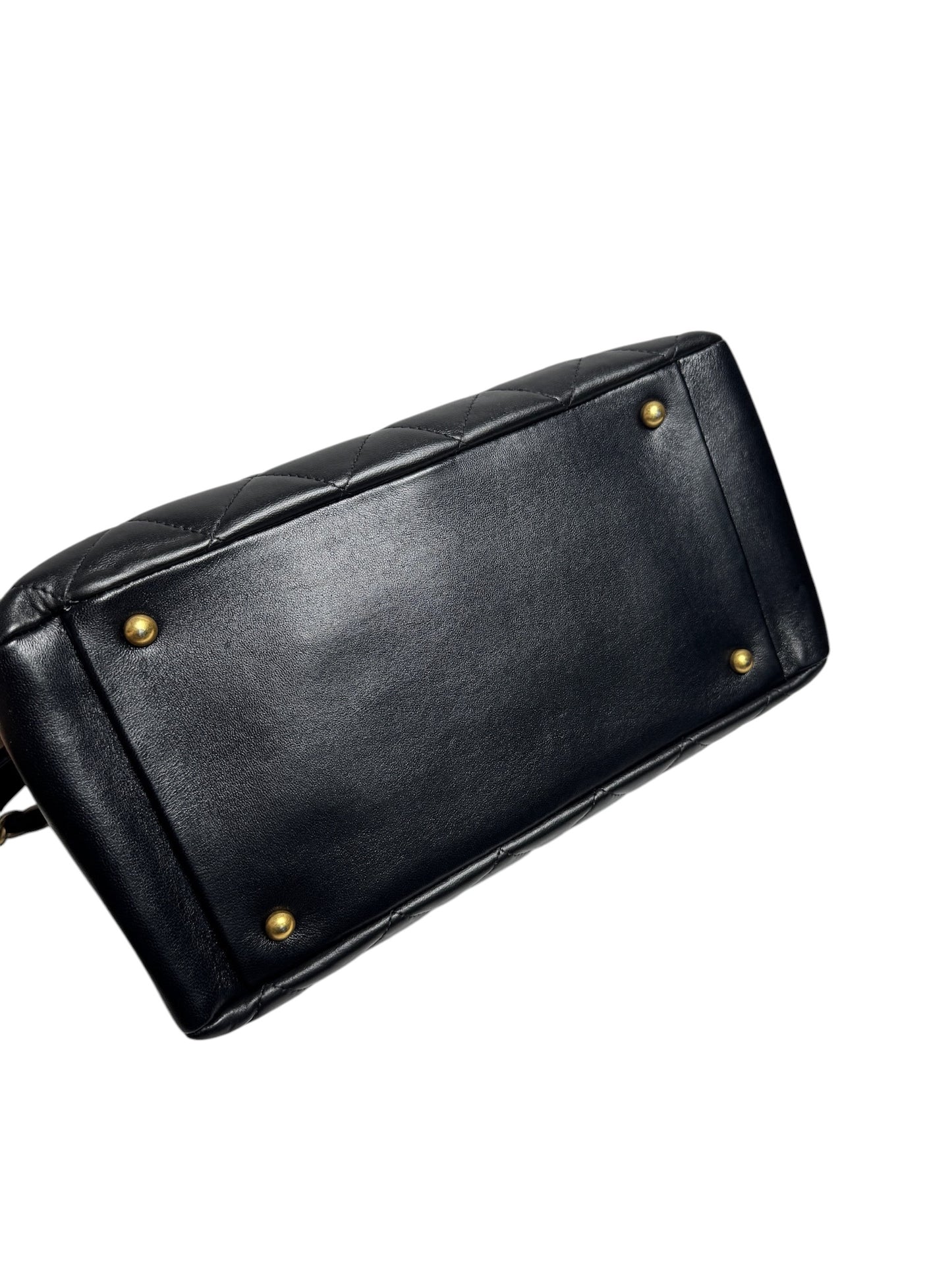 Chanel Black Diamond CC Quilted Tote