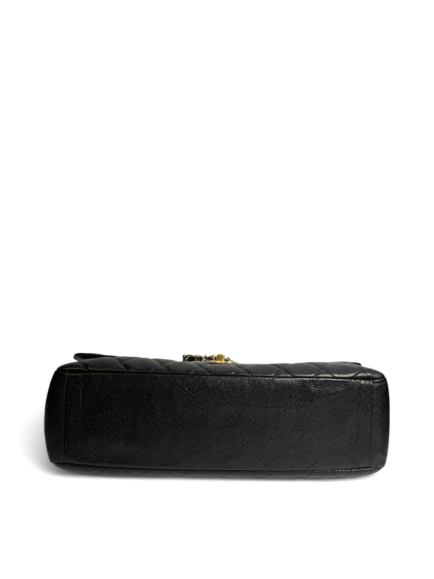Chanel Black Caviar Maxi Single Flap GHW