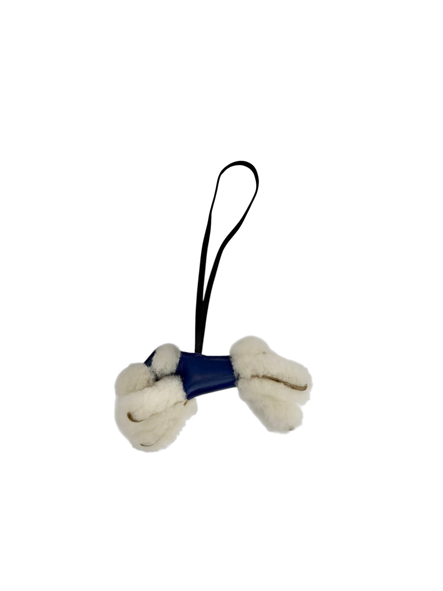Hermes Buddy Charm Navy T7636