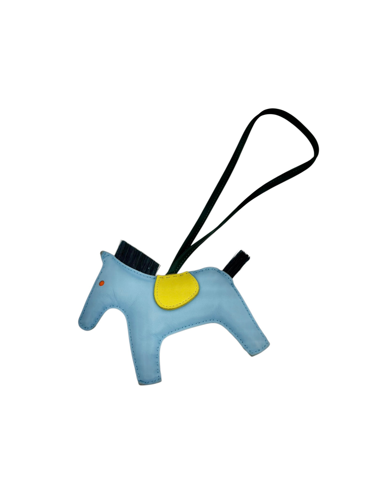 Hermes Rodeo Bag Charm Blue Yellow T1067