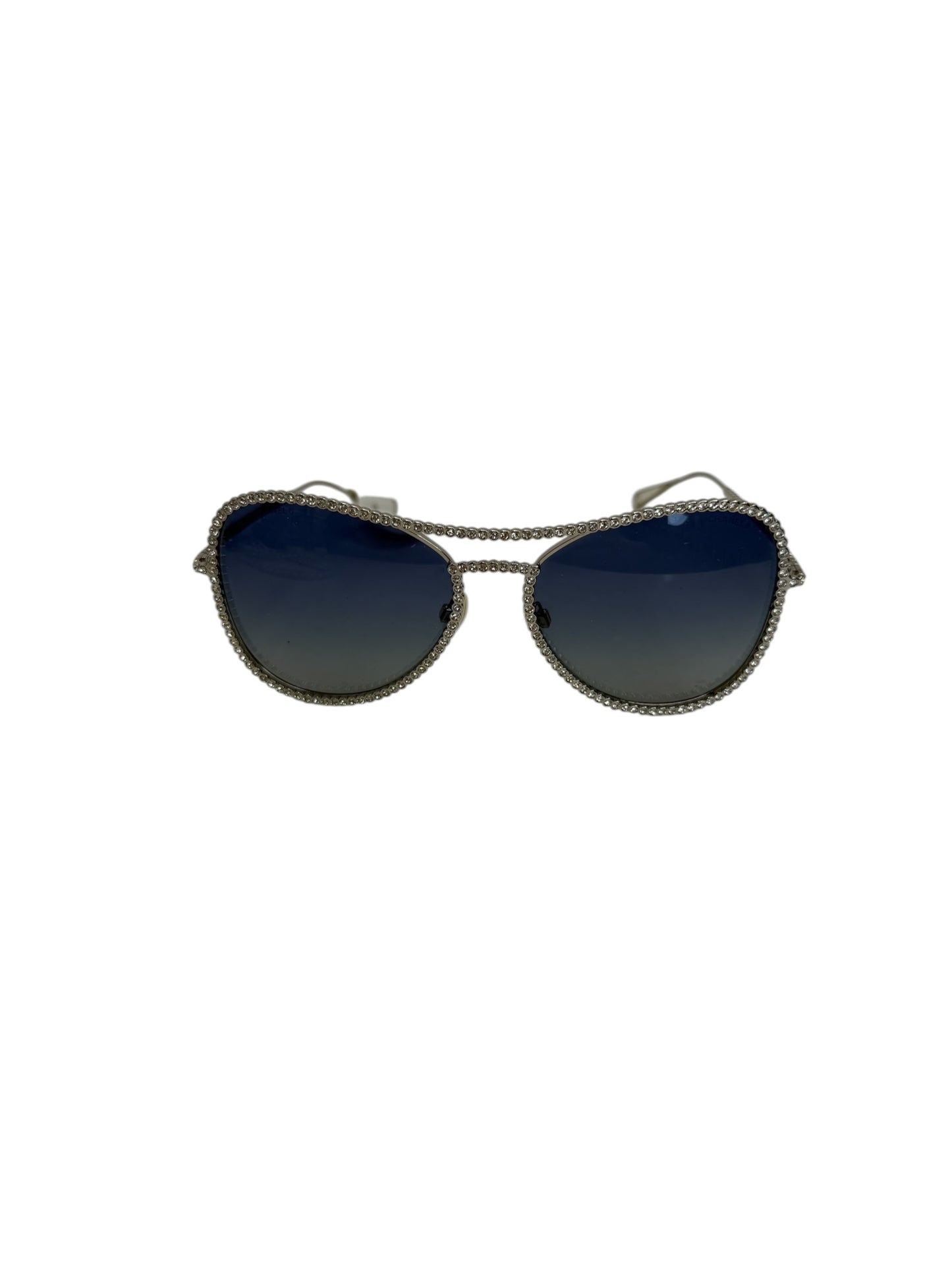Chanel Crystal Aviator Sunglasses T1074