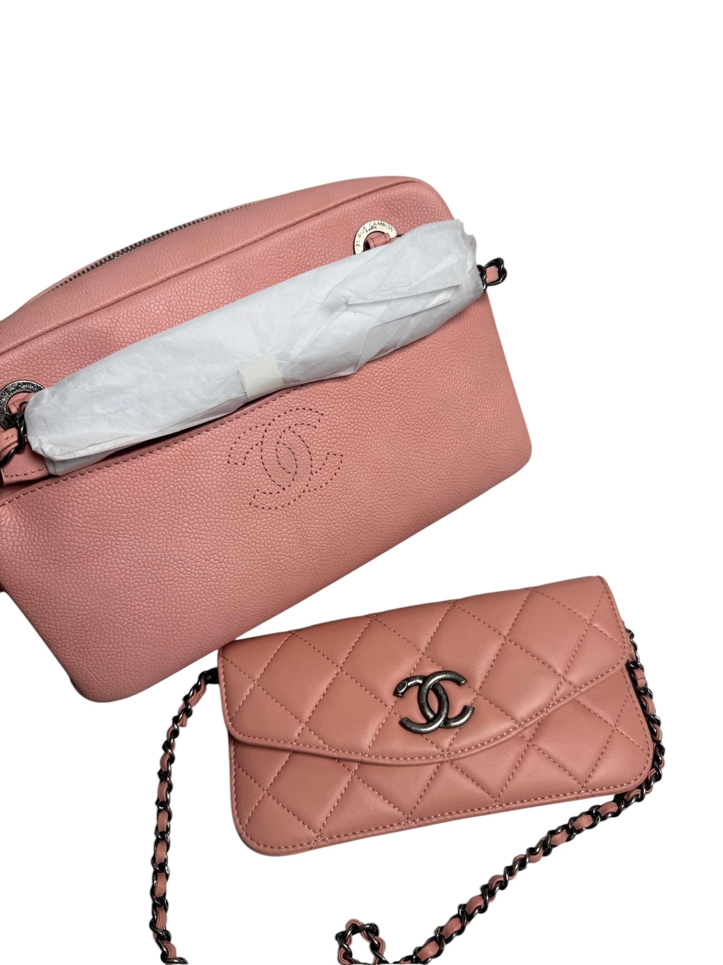 Chanel Pink Caviar Camera Bag