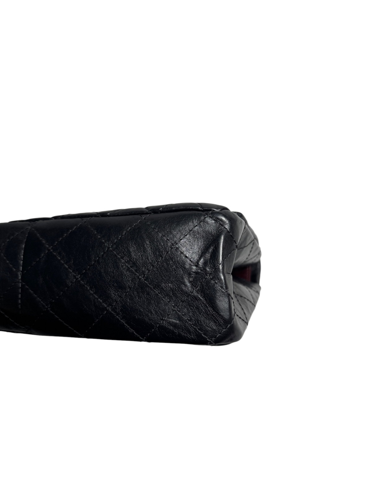 Chanel Black Double Flap Reissue Medium T9243