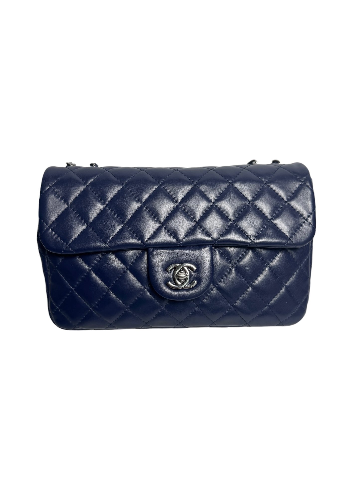 Chanel Small Navy Single Flap