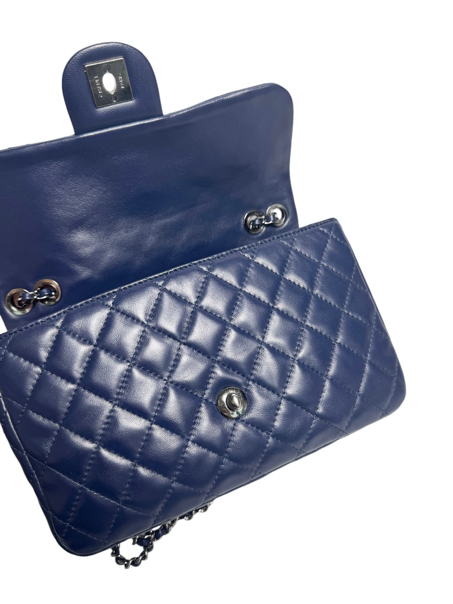 Chanel Small Navy Single Flap