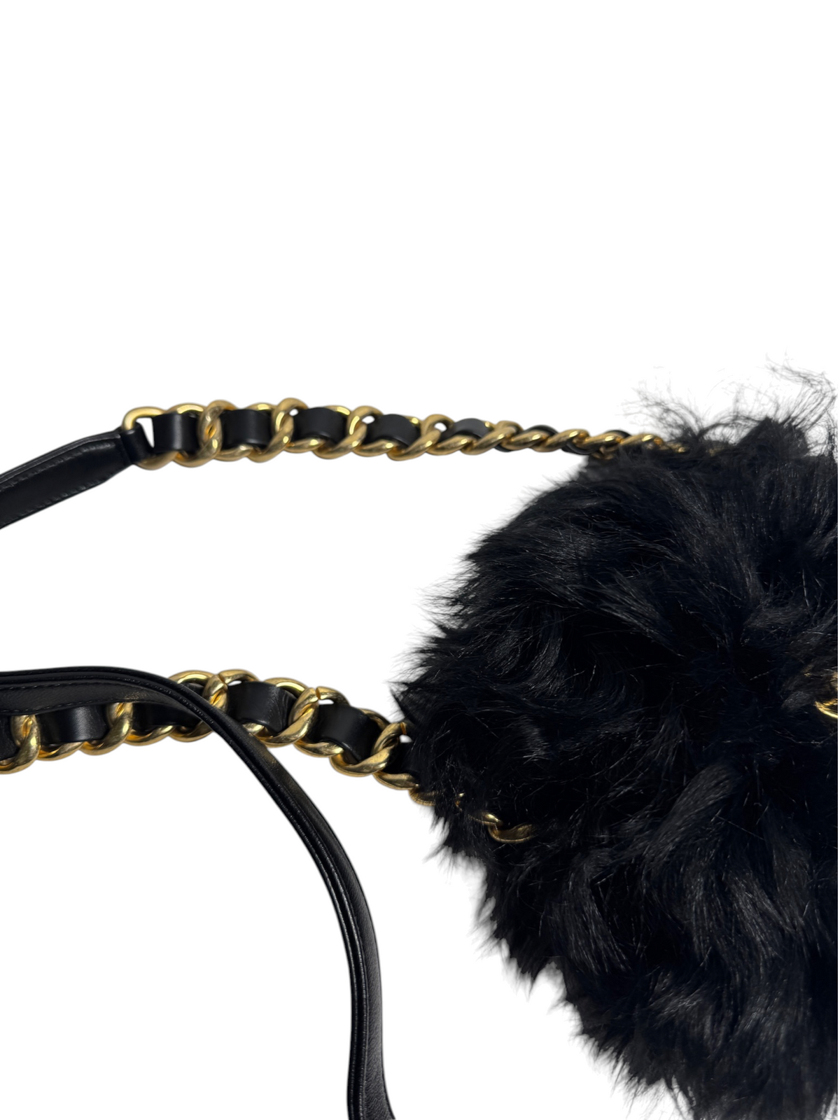 Chanel Furfect Mini Flap Bag Black T9244