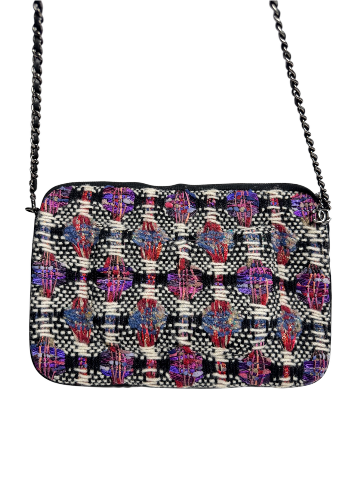 Chanel Tweed Girl Jacket Bag T9246