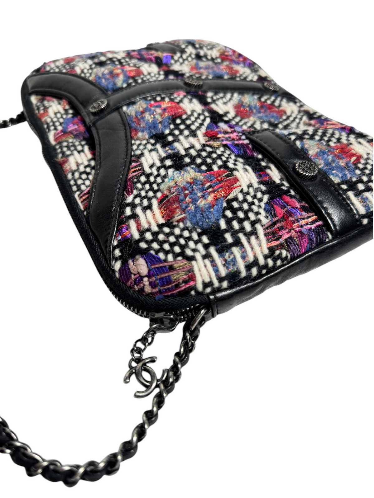 Chanel Tweed Girl Jacket Bag T9246