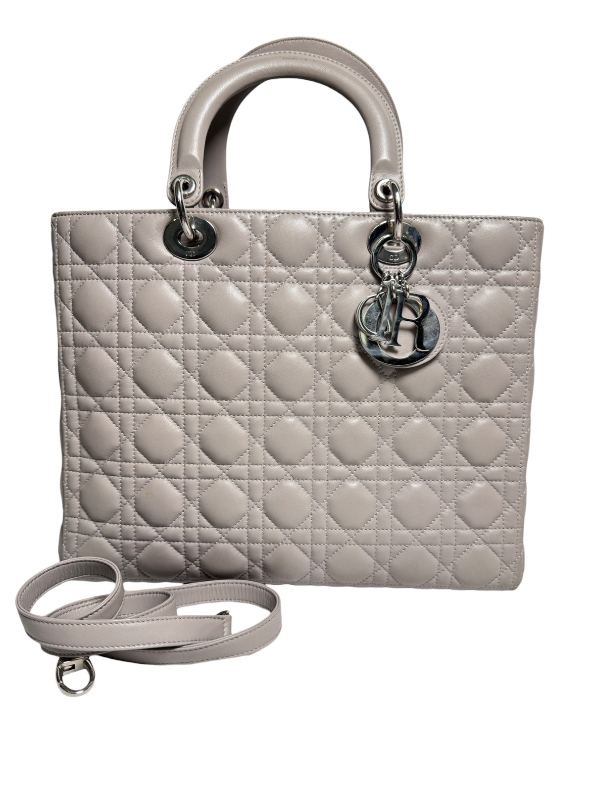 Christian Dior Large Gray Lady Dior SHW T9247