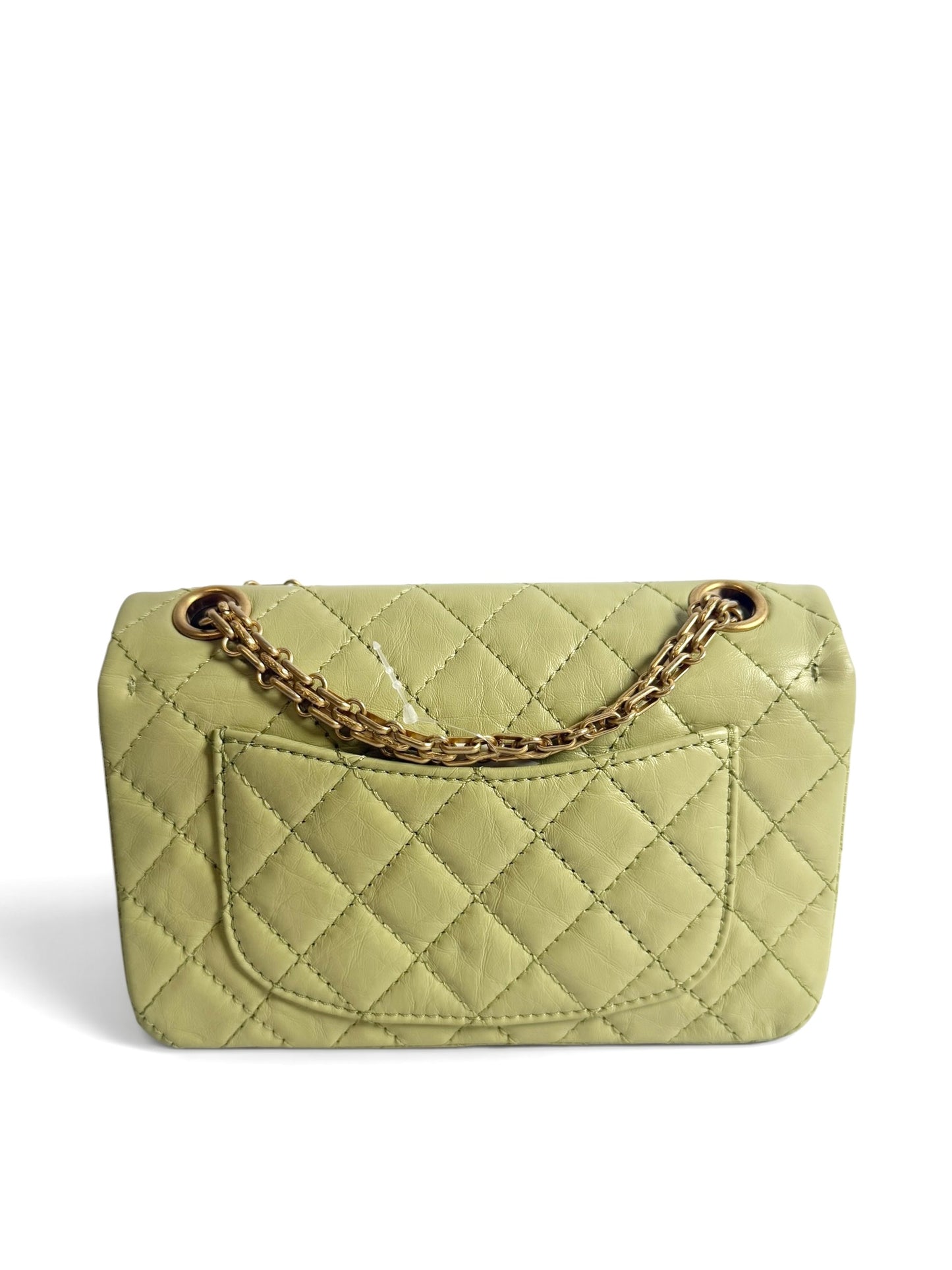 Chanel Green Mini Reissue 2.55 Calfskin
