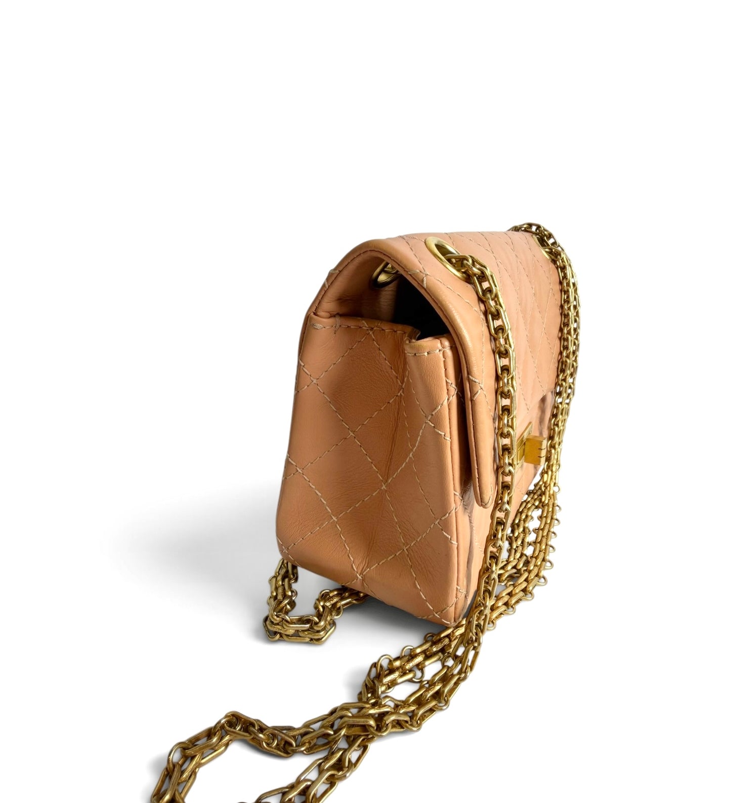 Chanel Pink Mini Reissue 2.55 Calfskin