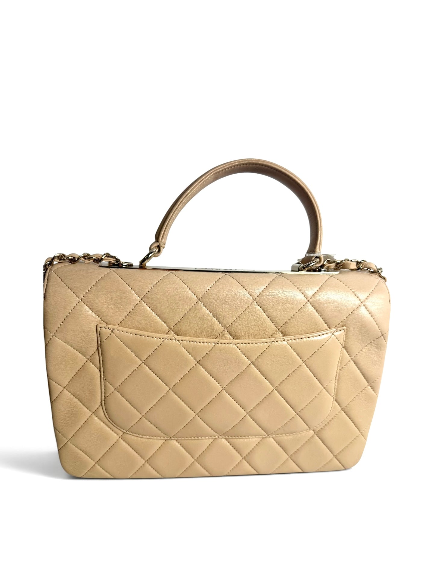 Chanel Beige Trendy CC Top Handle Medium