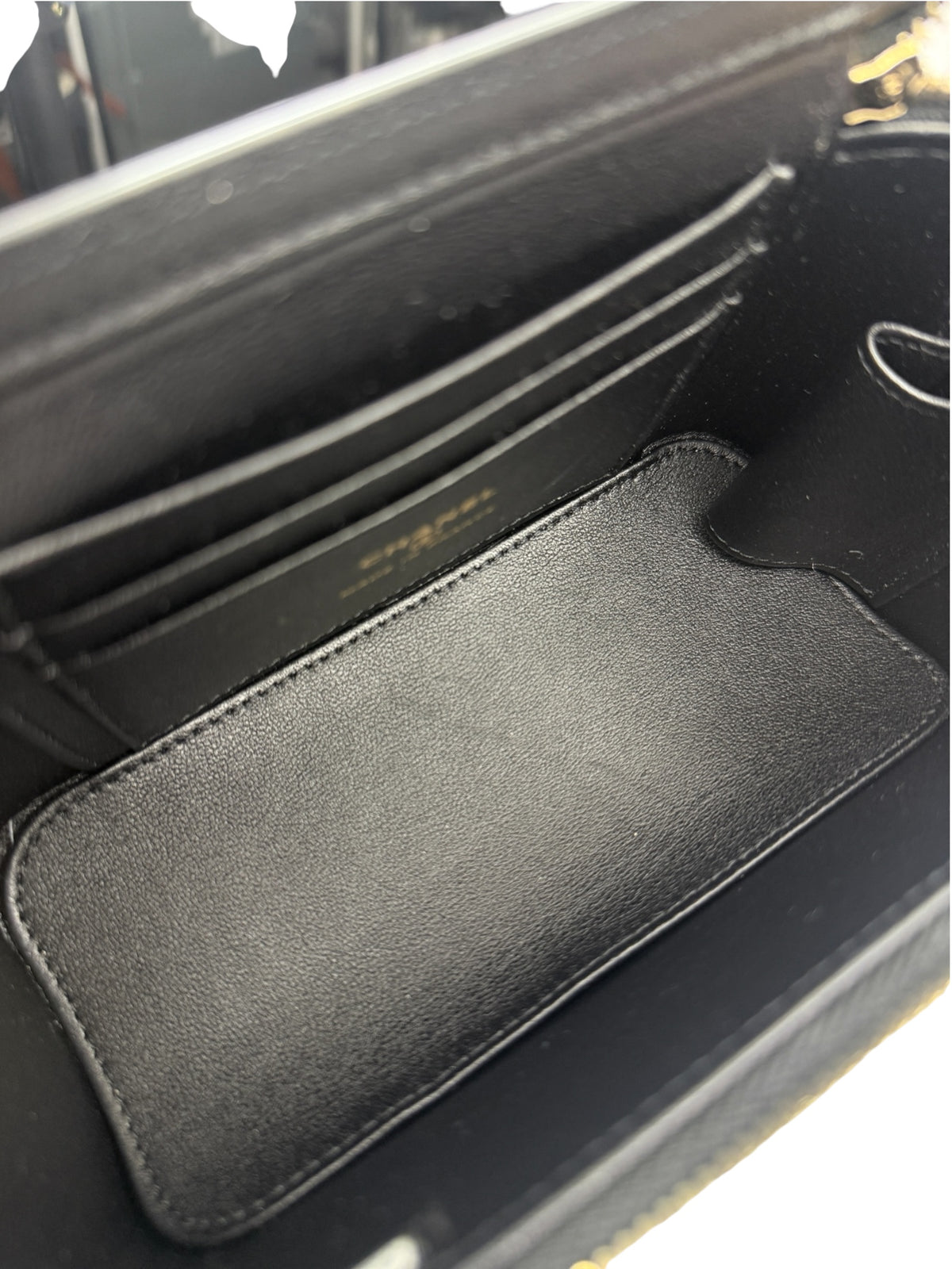 Chanel Lucky Charm Roller Skate Black Vanity Case T8758