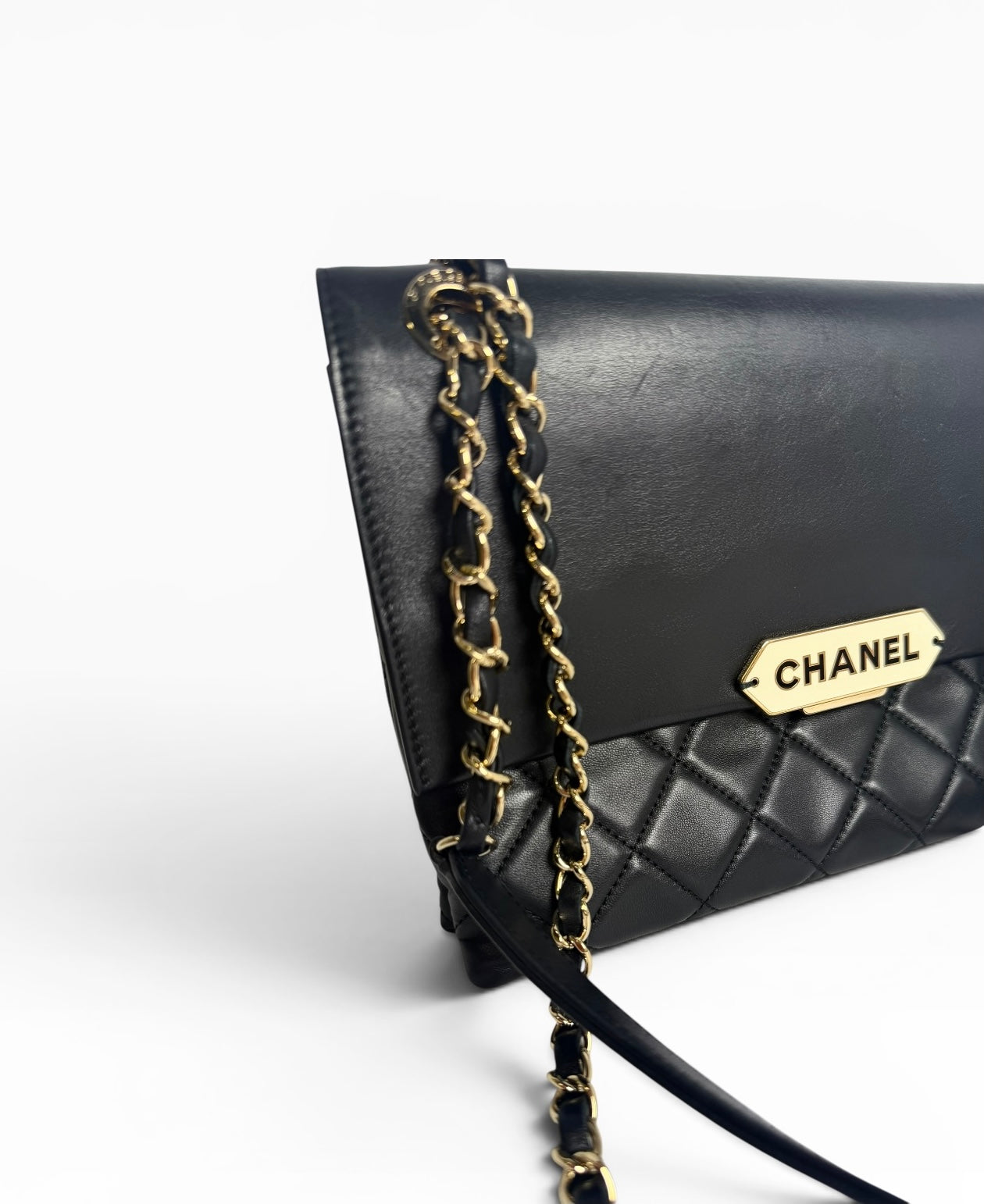 Chanel Black Quilted Shoulder and Crossbody Bag