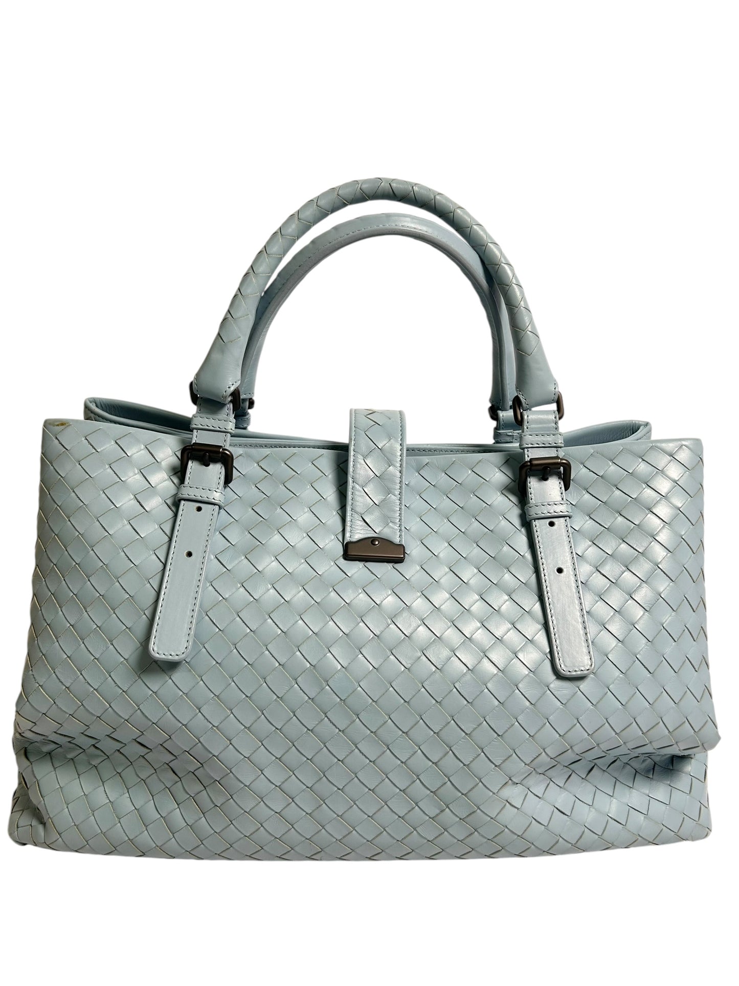 Bottega Veneta Large Intrecciato Roma Bag