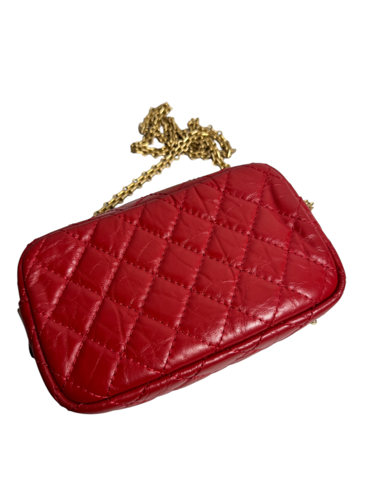 Chanel Red Reissue Camera Crossbody T9249