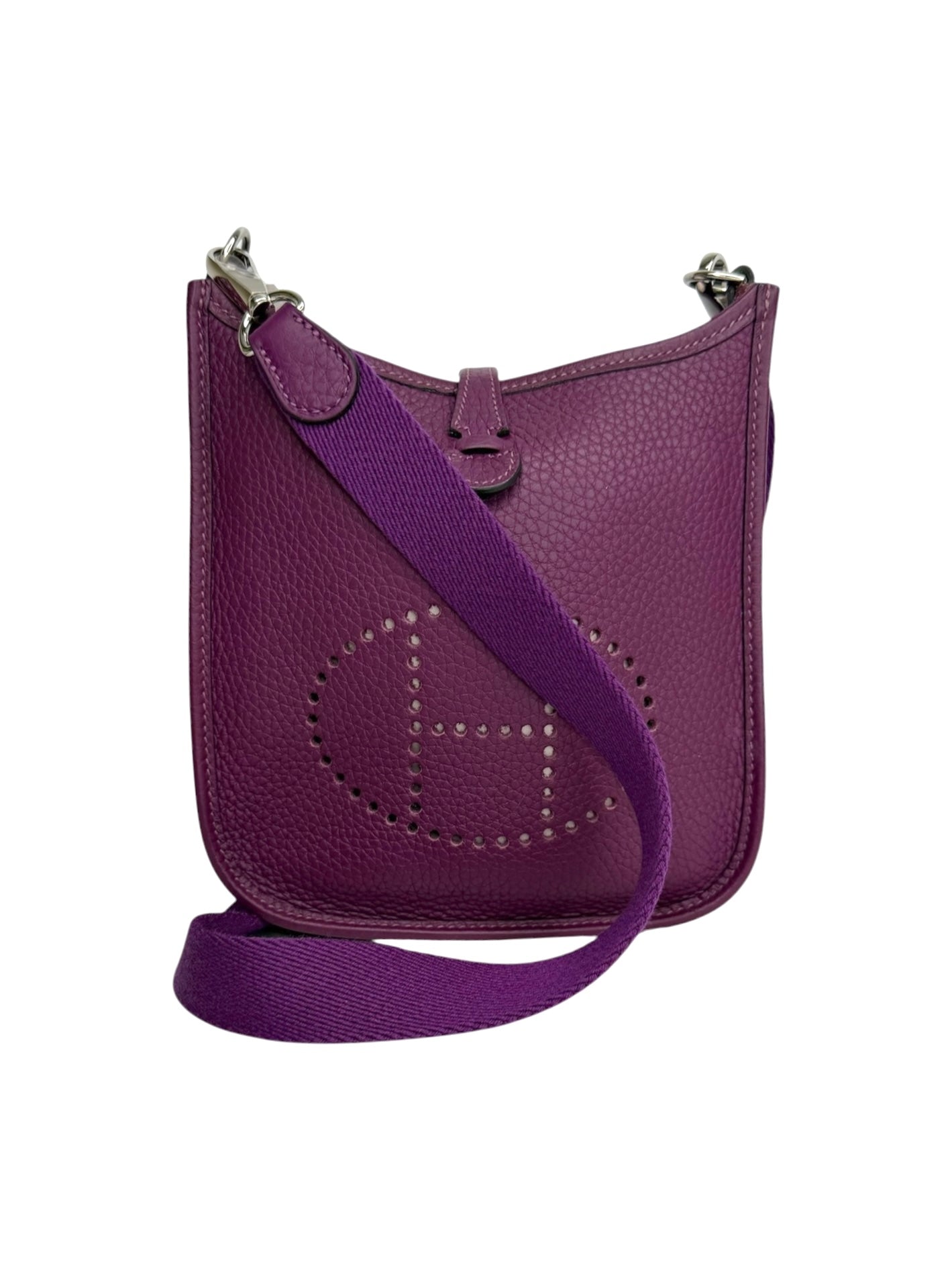 Hermes Evelyne TPM Anemone Purple Calf T8699
