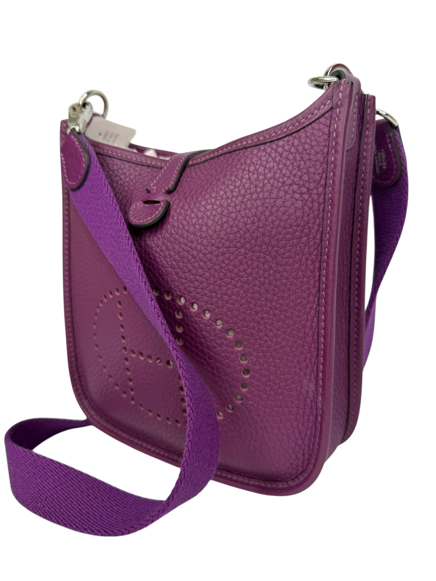 Hermes Evelyne TPM Anemone Purple Calf T8699