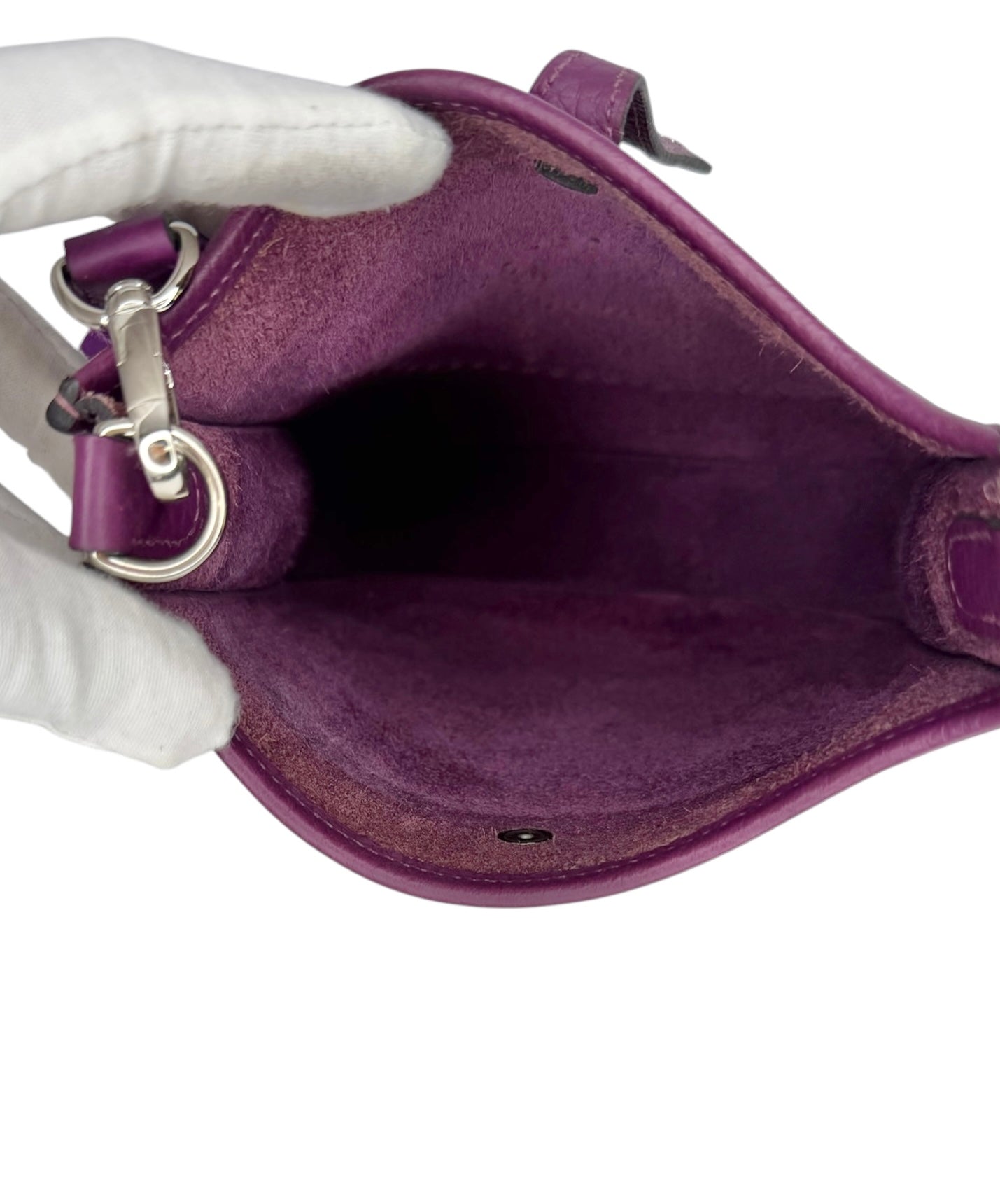 Hermes Evelyne TPM Anemone Purple Calf T8699