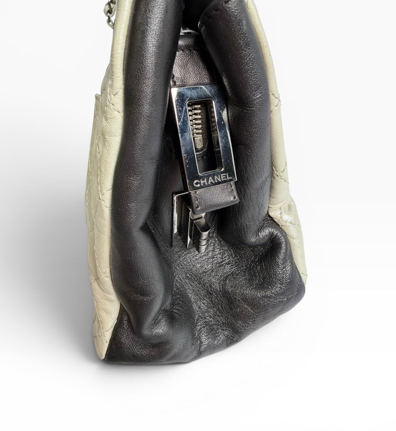 Chanel Iridescent Tote With Black SHW