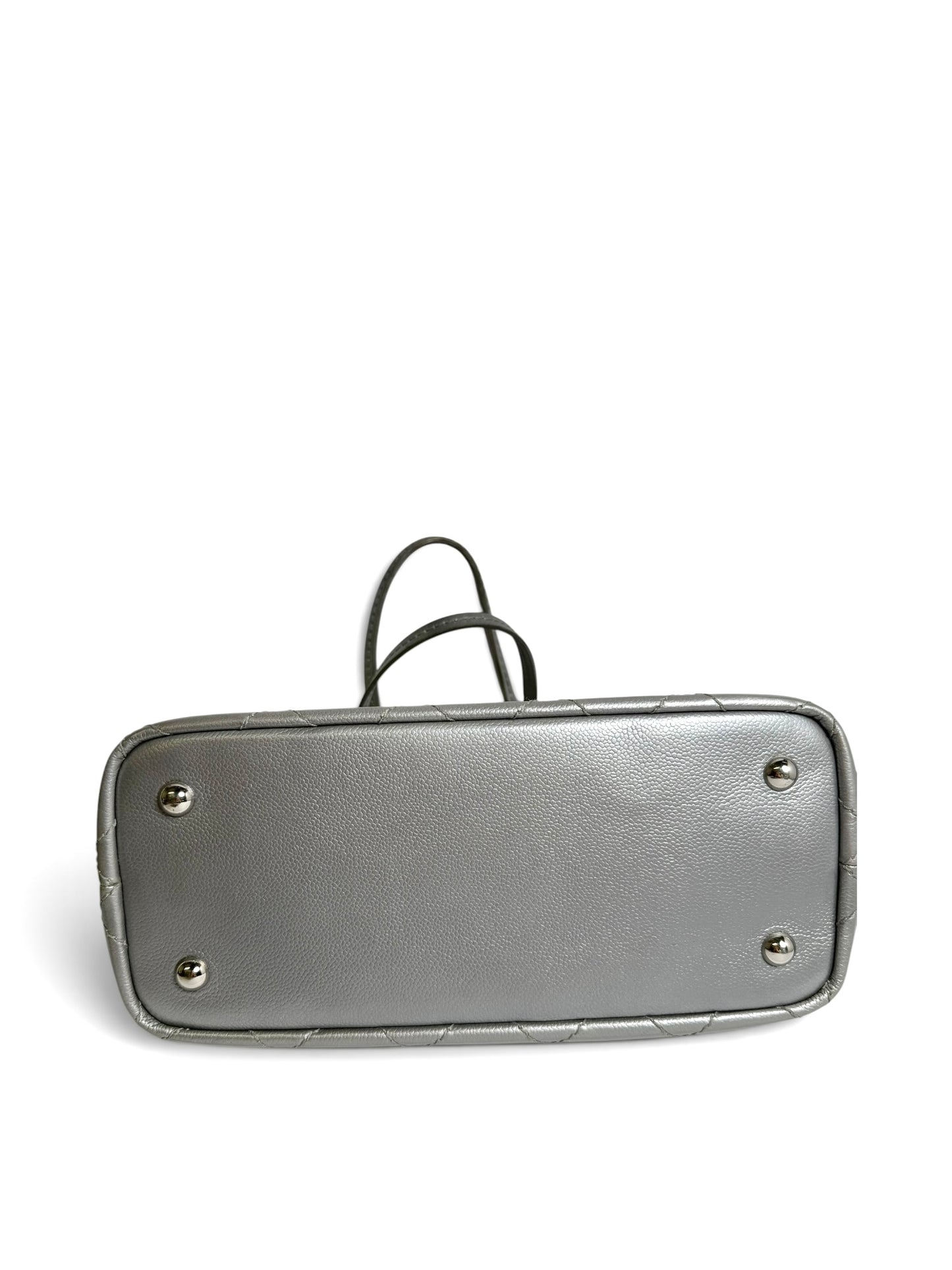 Chanel Shopping Fever Tote Silver