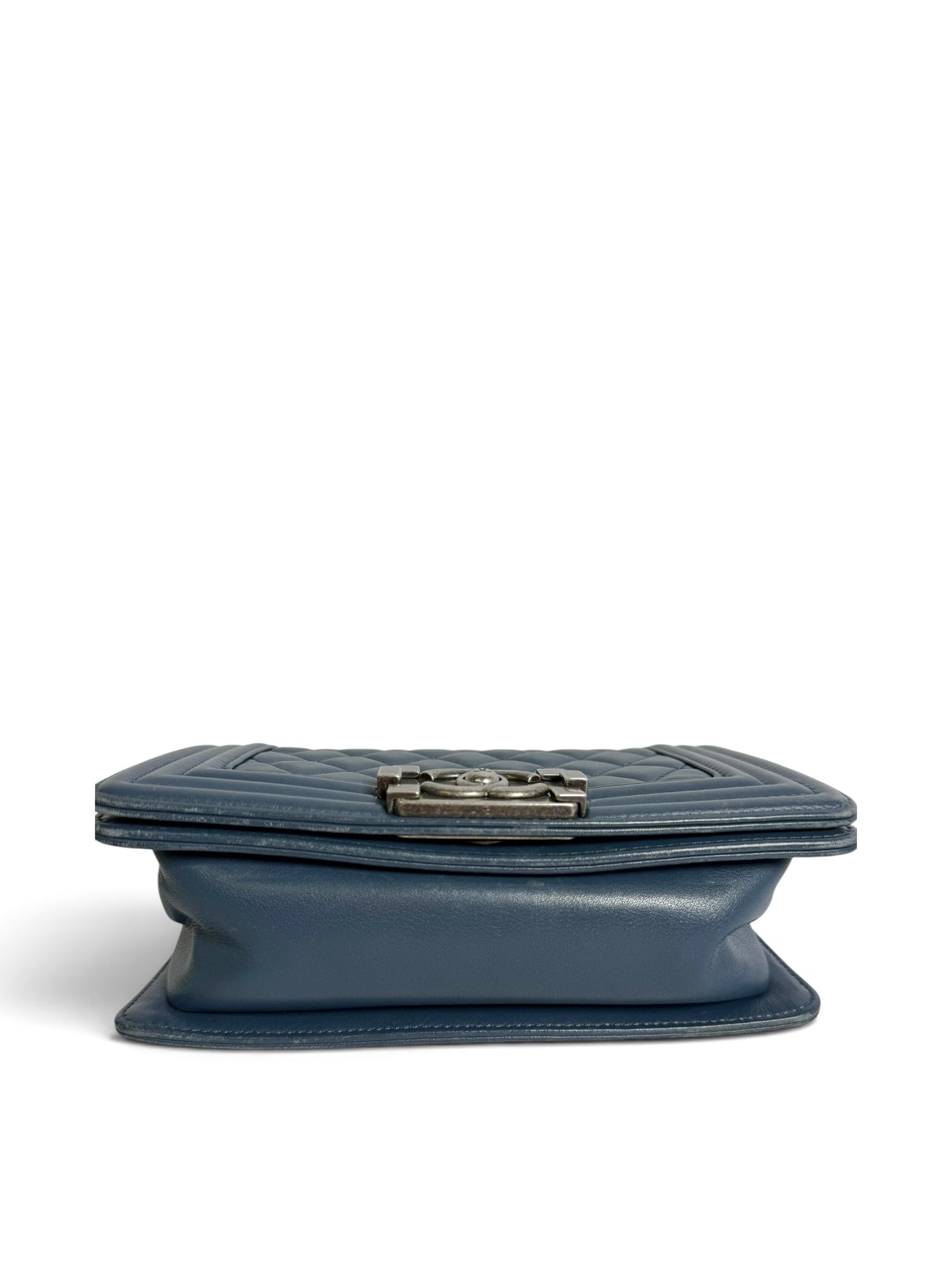 Chanel Quilted Le Boy Mini Blue RHW