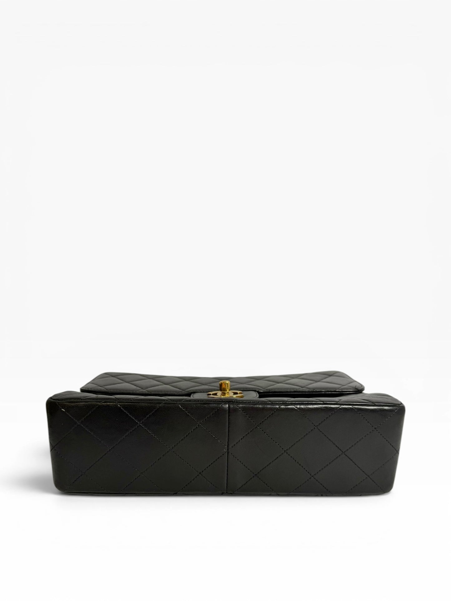 Chanel Vintage Double Side Classic Flap Medium Black GHW