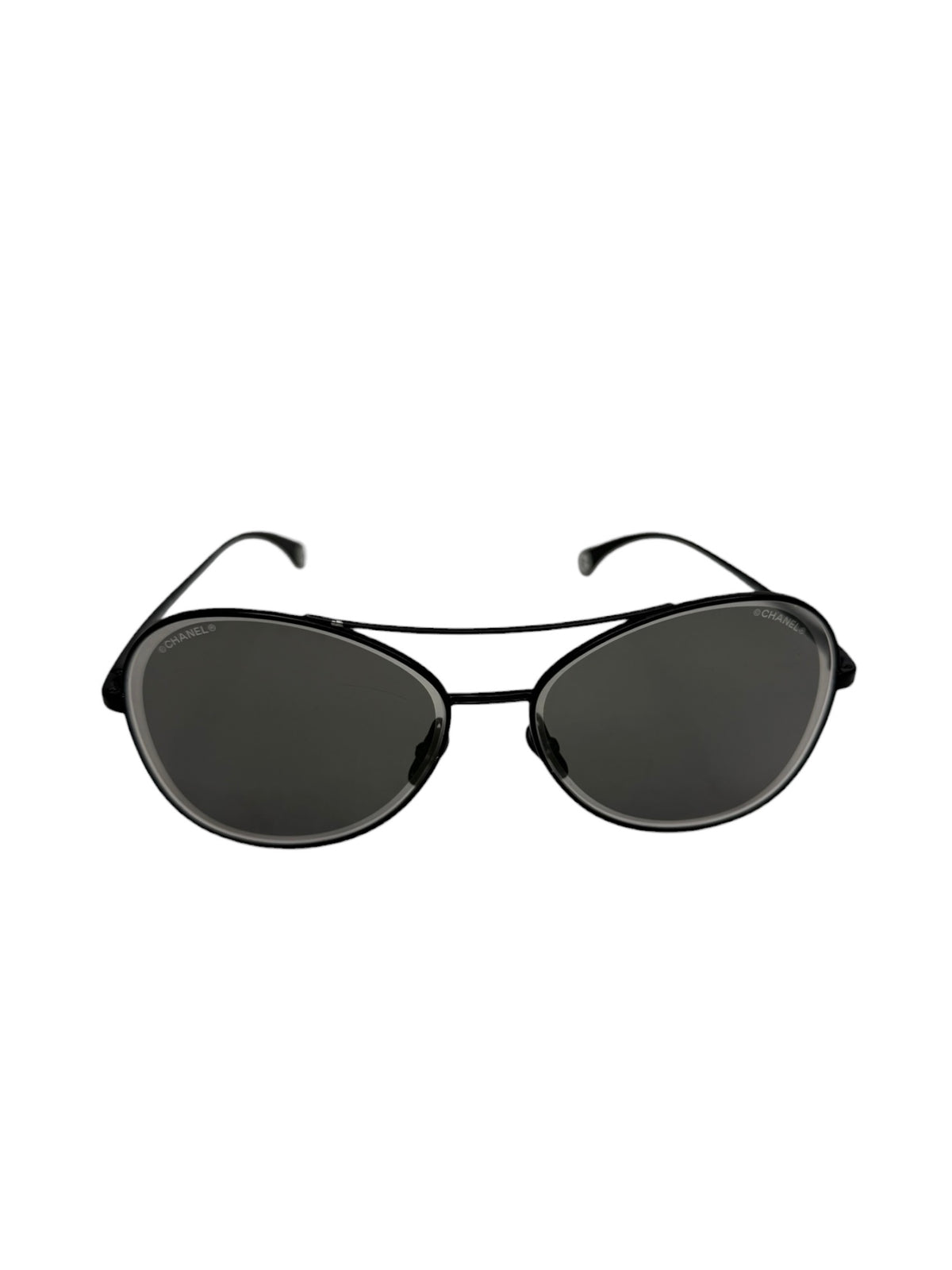 Chanel Black Aviator Sunglasses T8828
