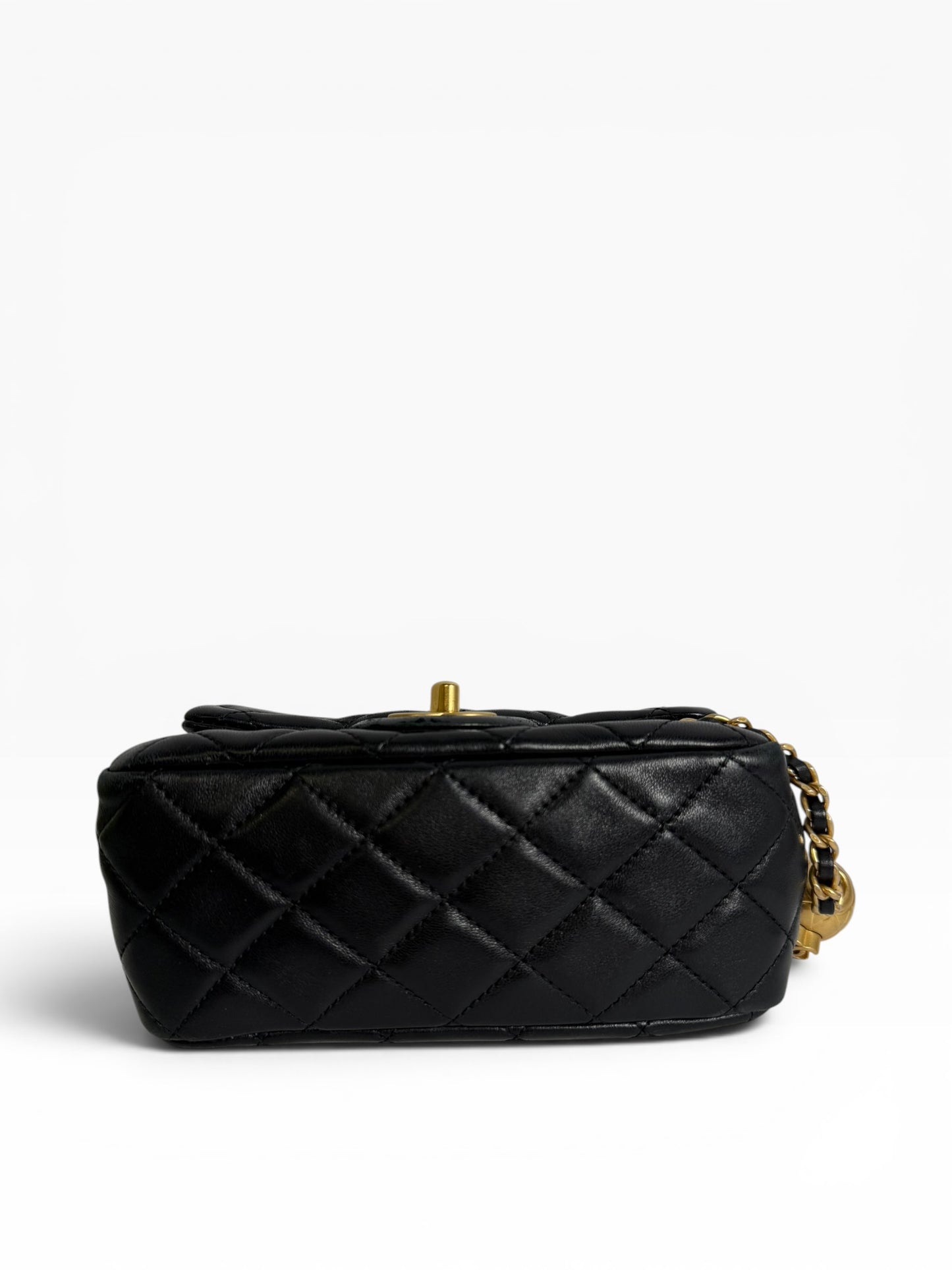 Chanel Pearl Crush Square Mini Black GHW