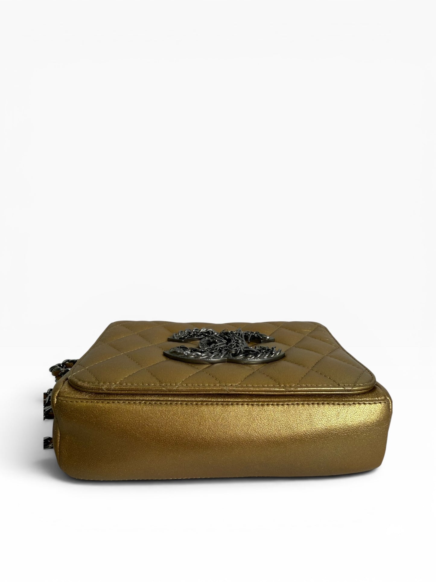 Chanel Gold Fringe Micro RHW