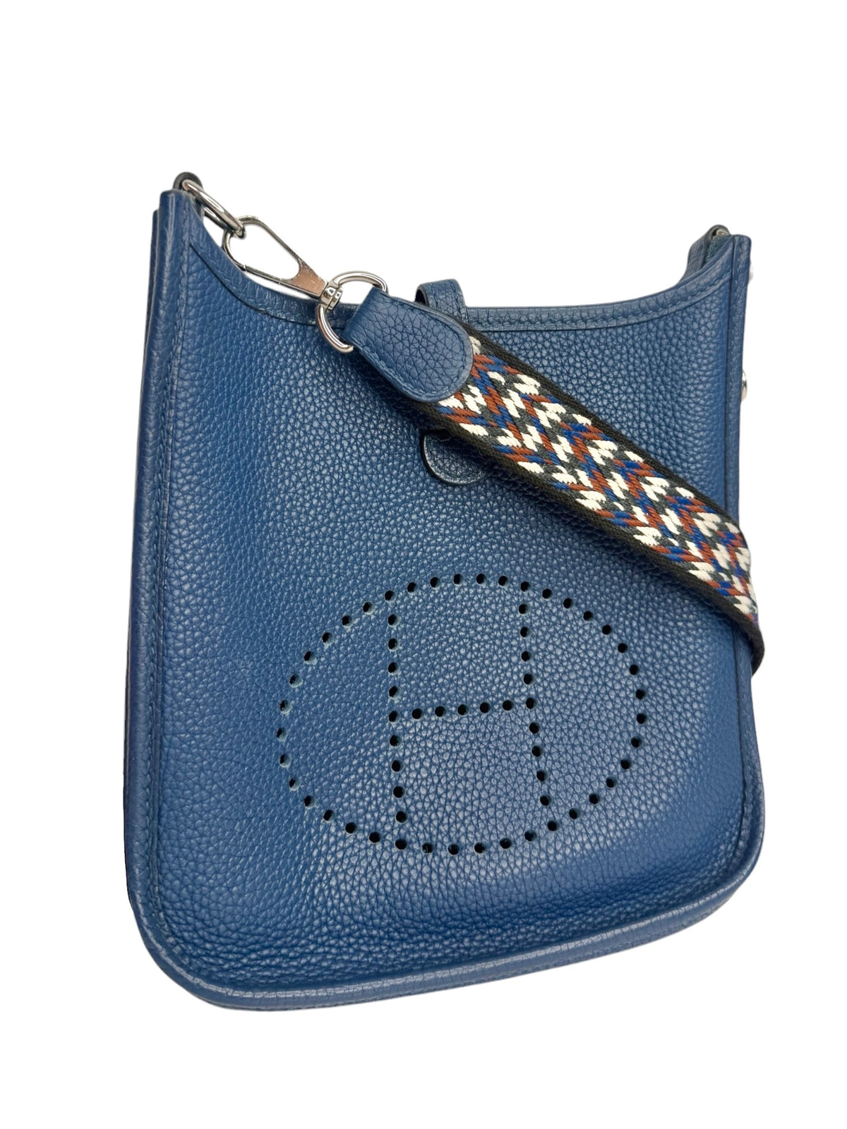 Hermes Evelyne TPM Blue Clemence T8789
