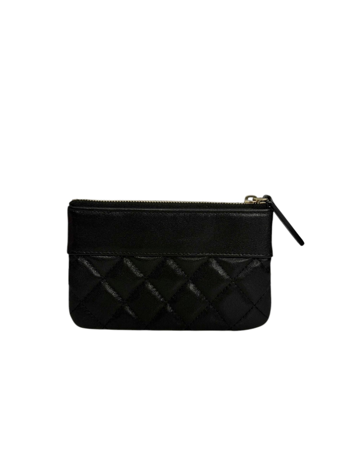 Chanel Black Mademoiselle Mini Pouch T8744