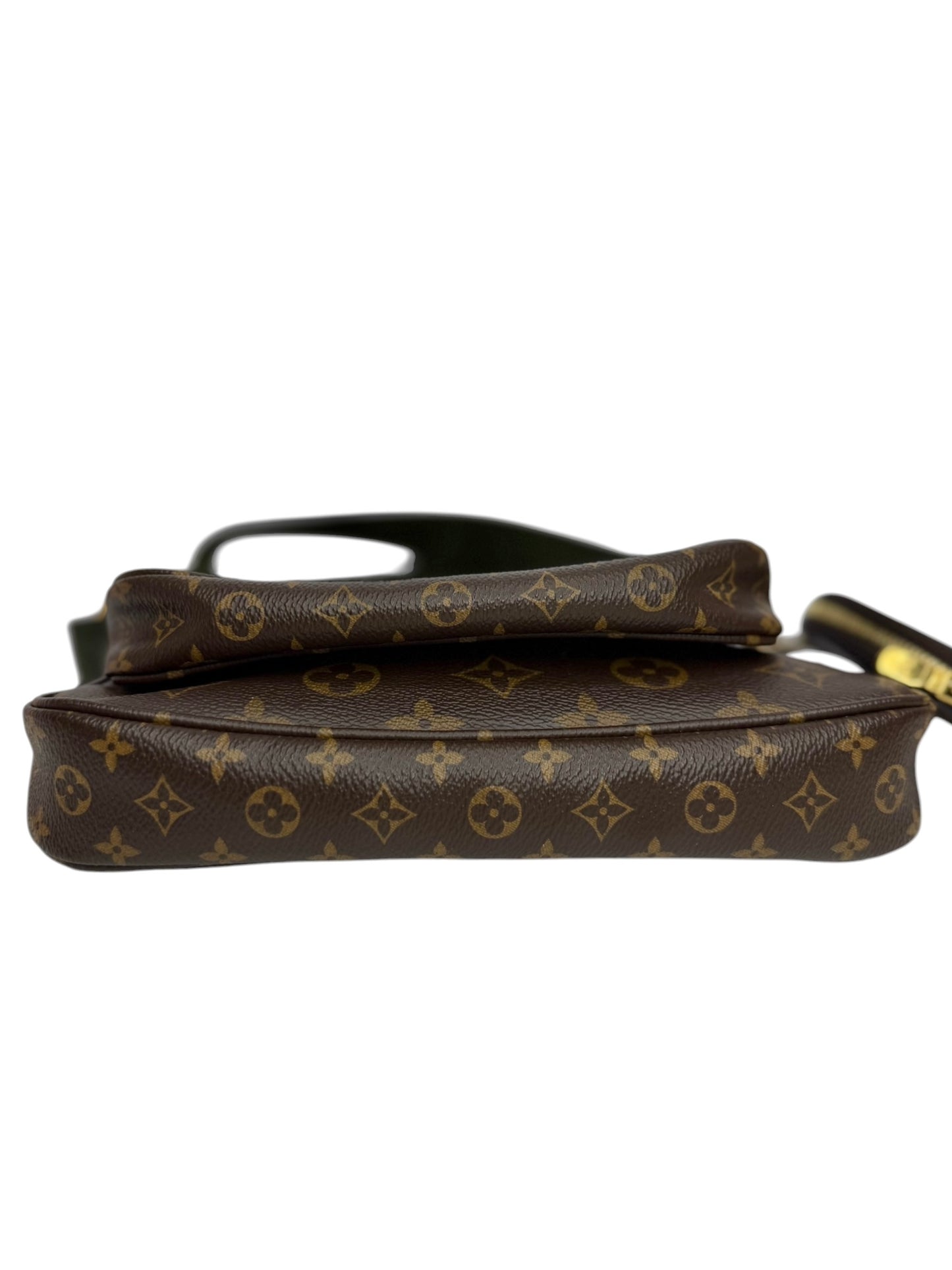 Louis Vuitton Multi Pochette Green Strap T8742