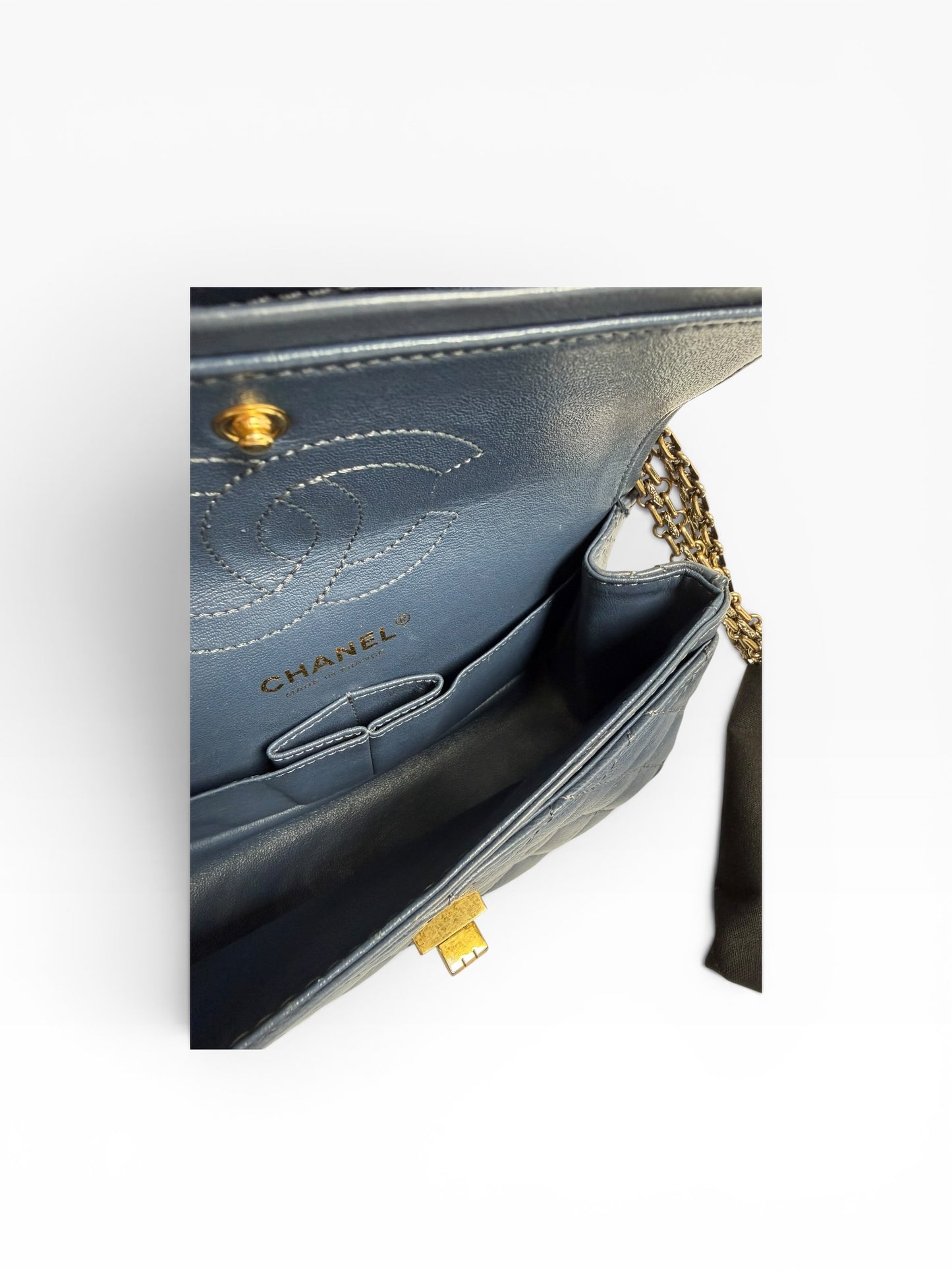 Chanel Reissue Mini Navy GHW