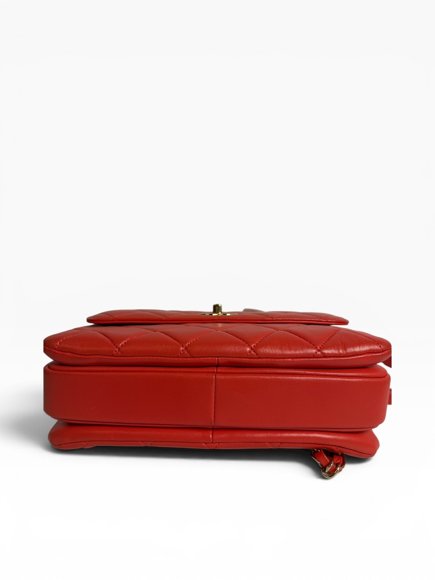 Chanel Small Trendy Red GHW