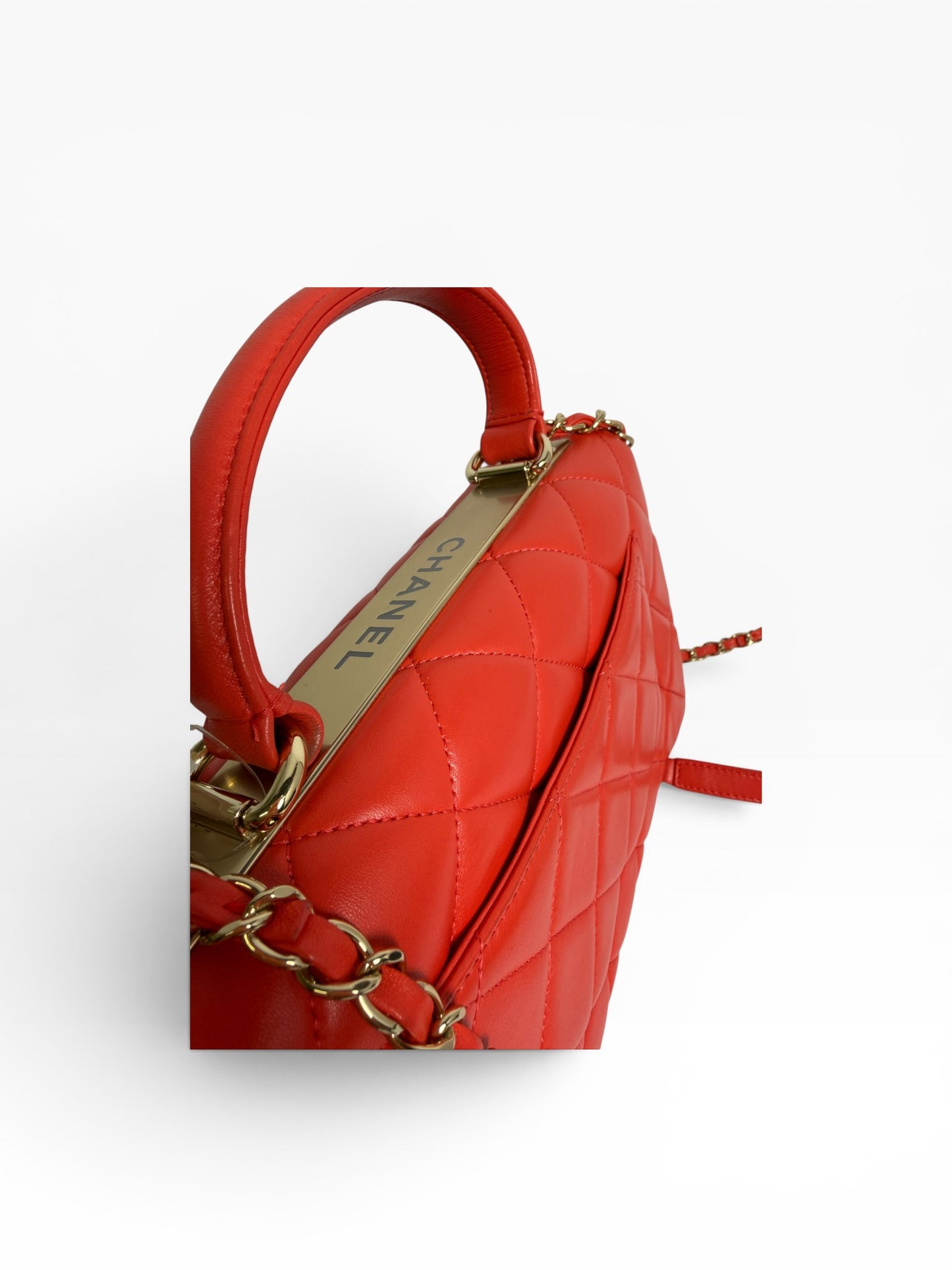 Chanel Small Trendy Red GHW
