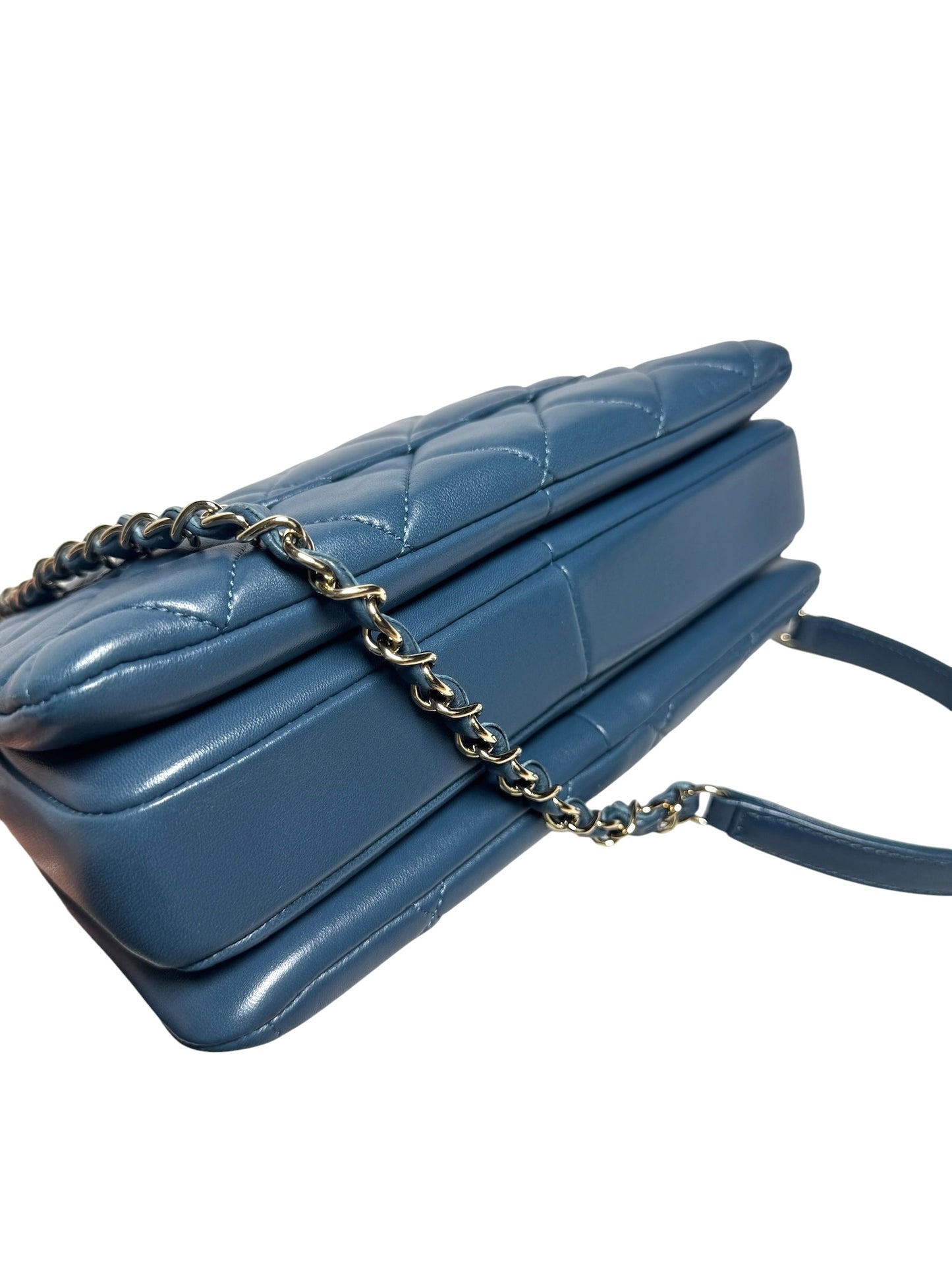Chanel Trendy Blue Lambskin Bag