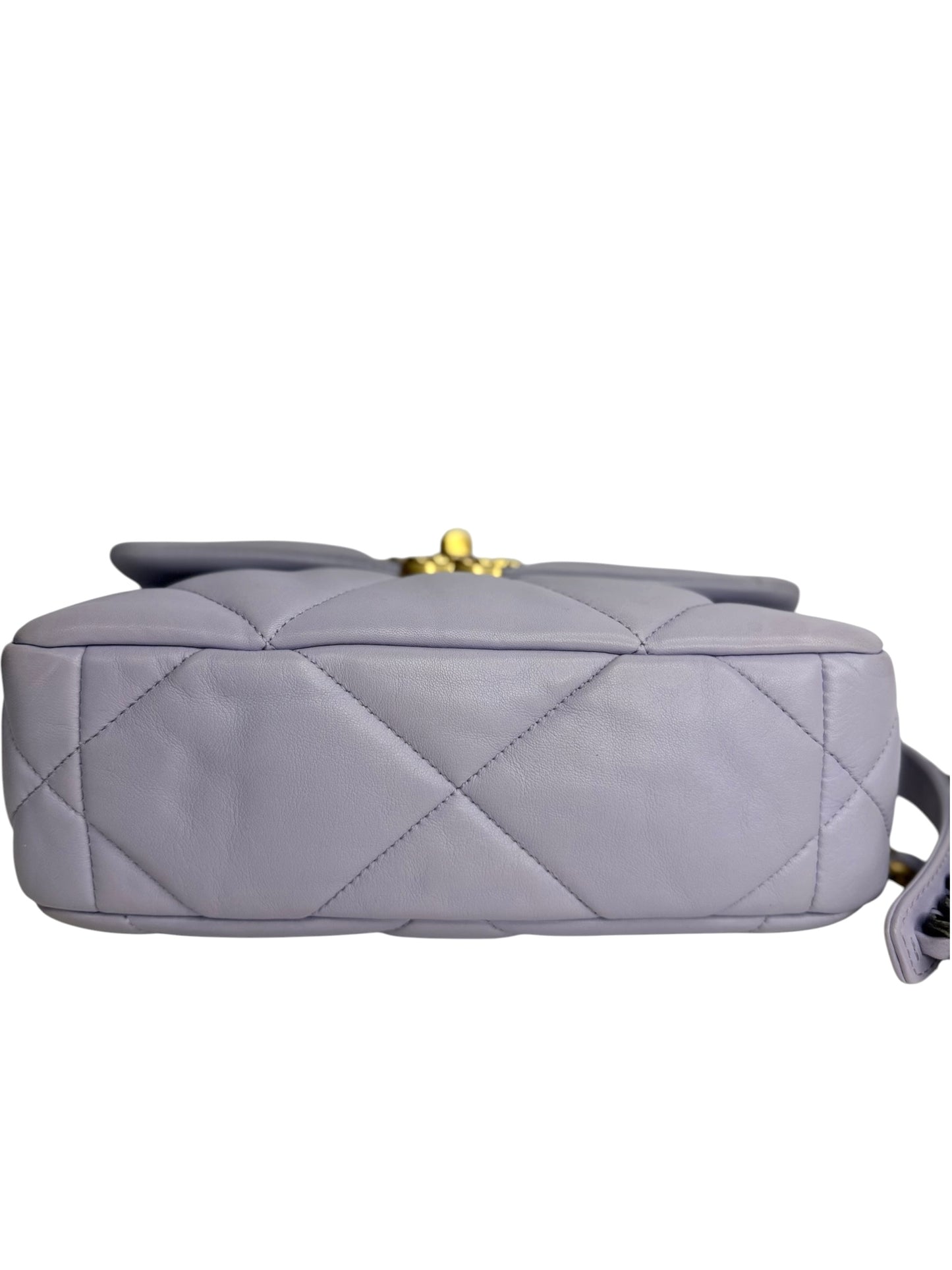 Chanel Lavender Lambskin Medium 19 Flap T8806